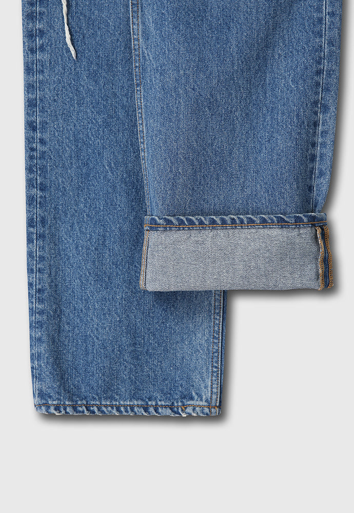 Tonywack - Straight-Leg Distressed Denim Jeans (Mid Blue) product image 15 | TRAB K-Fashion Australia