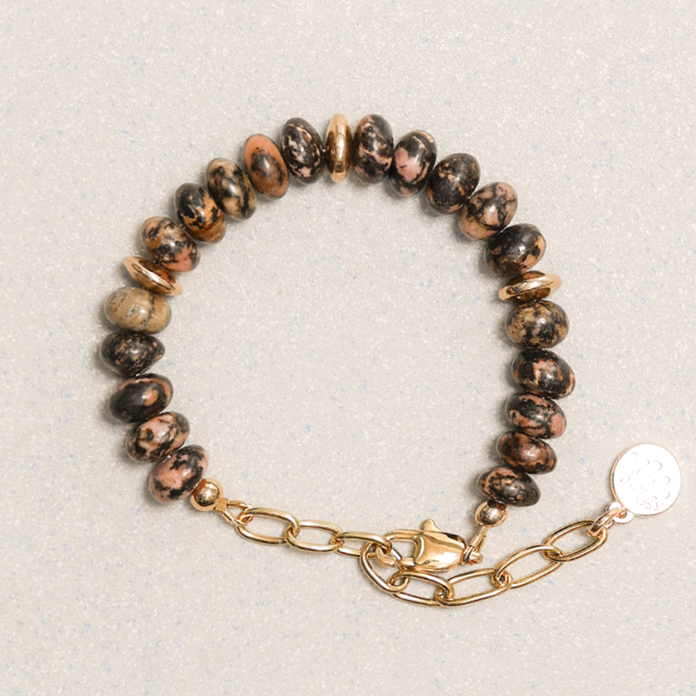 Towtow Archive - Javier Bracelet Pink (Black) product image 1 | TRAB K-Fashion Australia