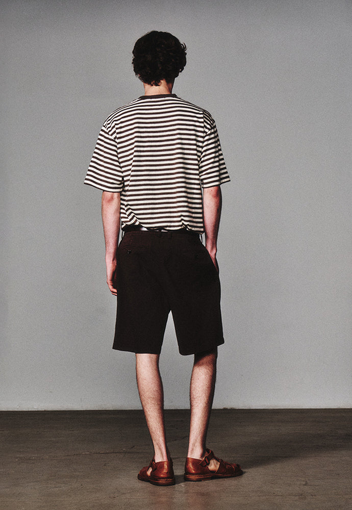 Art if acts - French Stripe S/S Tee (Vintage Brown) product image 4 | TRAB K-Fashion Australia