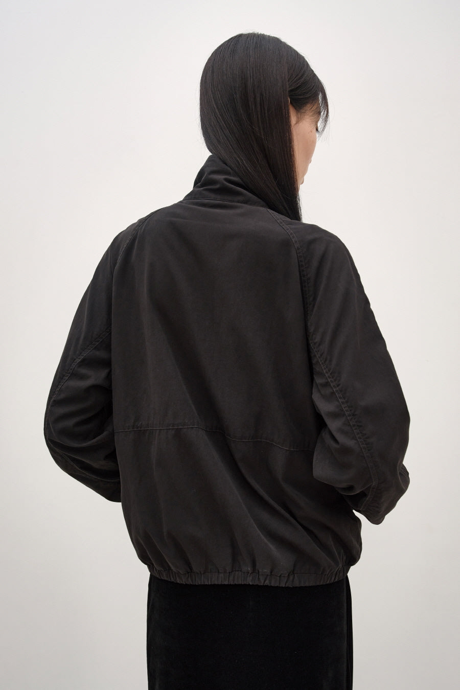 Insilence - Garment-Dyed Drape Jumper (Charcoal) product image 4 | TRAB K-Fashion Australia