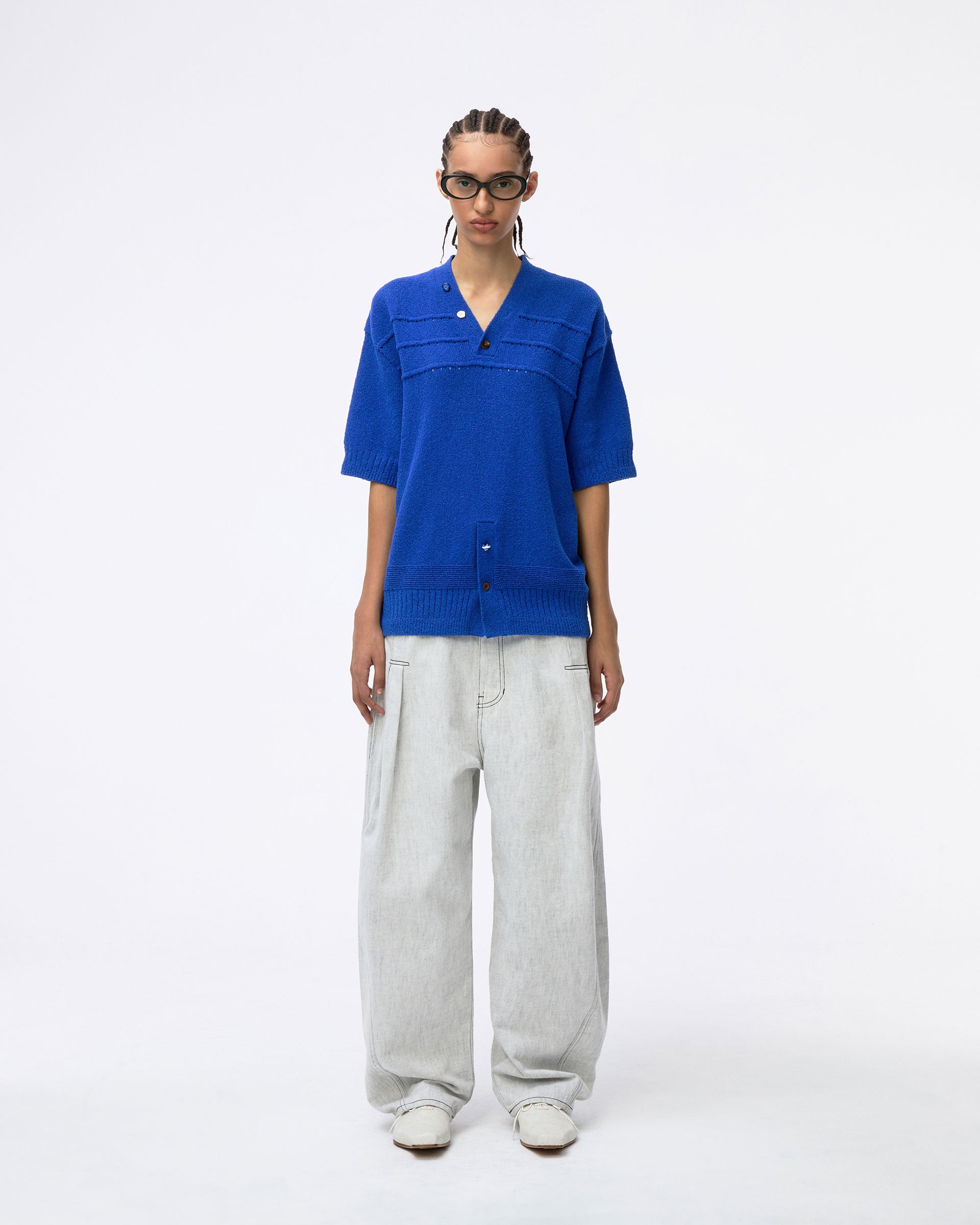 Ader Error - Half Sleeve Knit Product. 59 (Blue) product image 2 | TRAB K-Fashion Australia