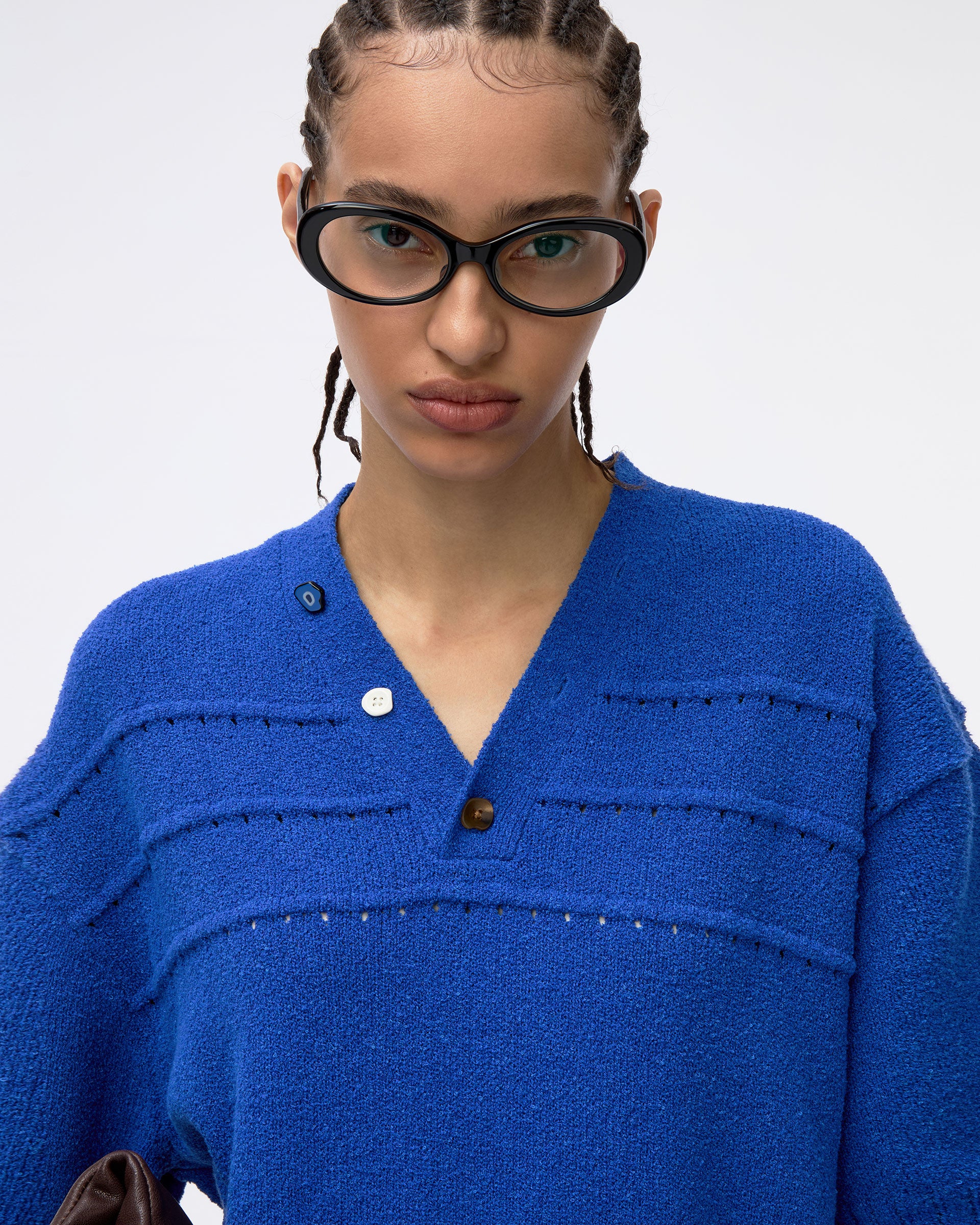Ader Error - Half Sleeve Knit Product. 59 (Blue) product image 6 | TRAB K-Fashion Australia