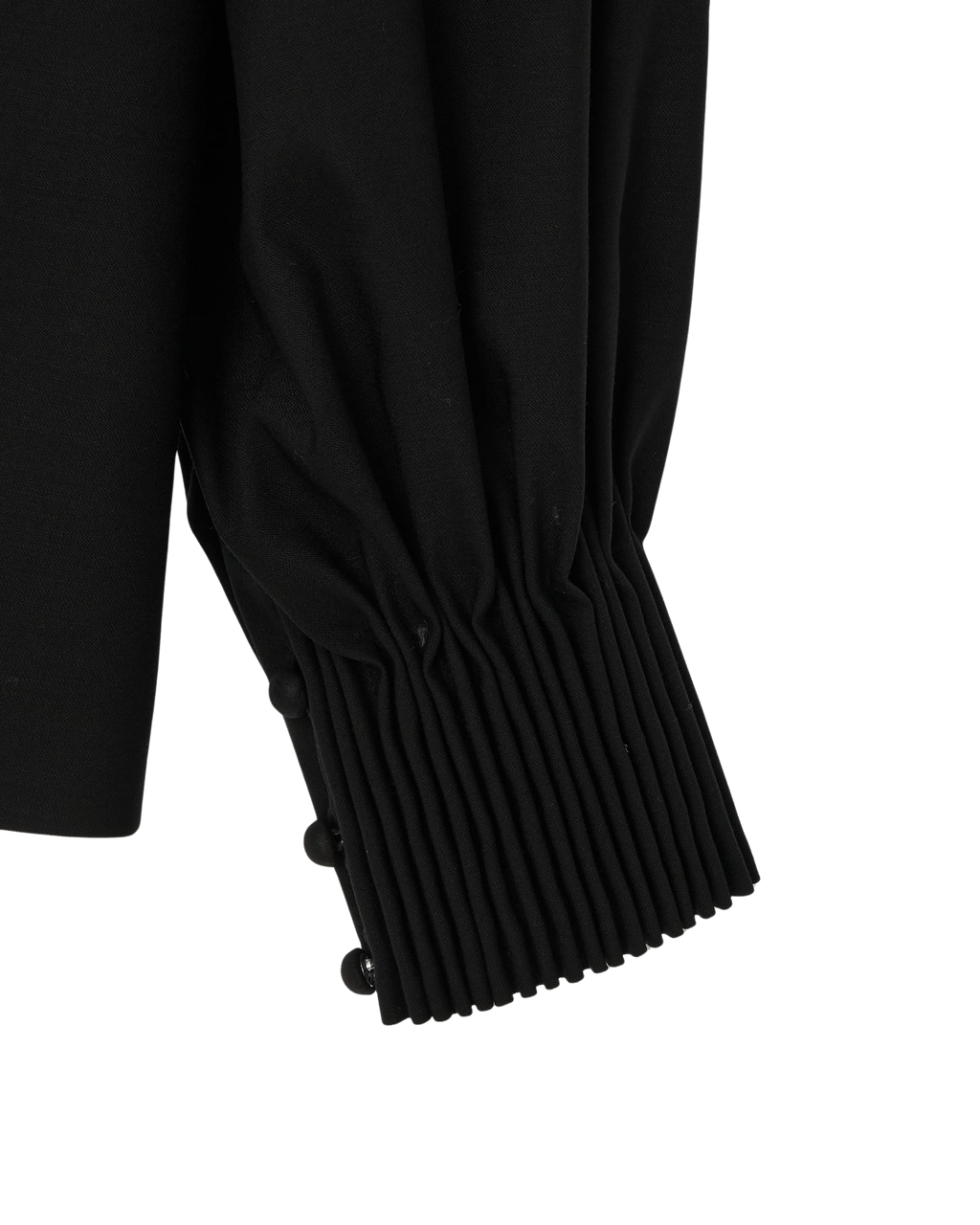 Kimhe Kim - Gathere Sleeve Wool-Blend Jacket (Black) product image 7 | TRAB K-Fashion Australia