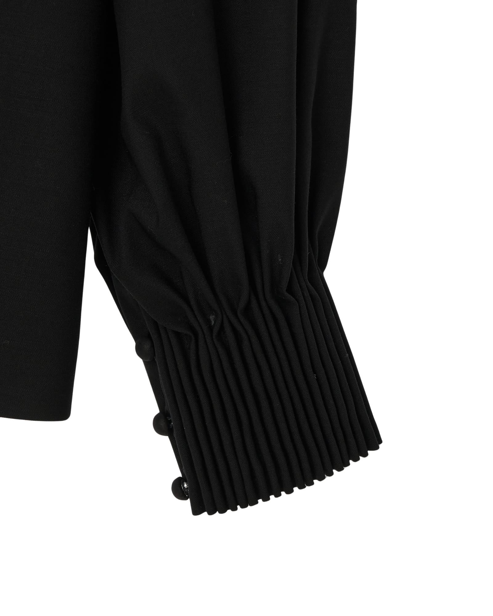 Kimhe Kim - Gathere Sleeve Wool-Blend Jacket (Black) product image 7 | TRAB K-Fashion Australia
