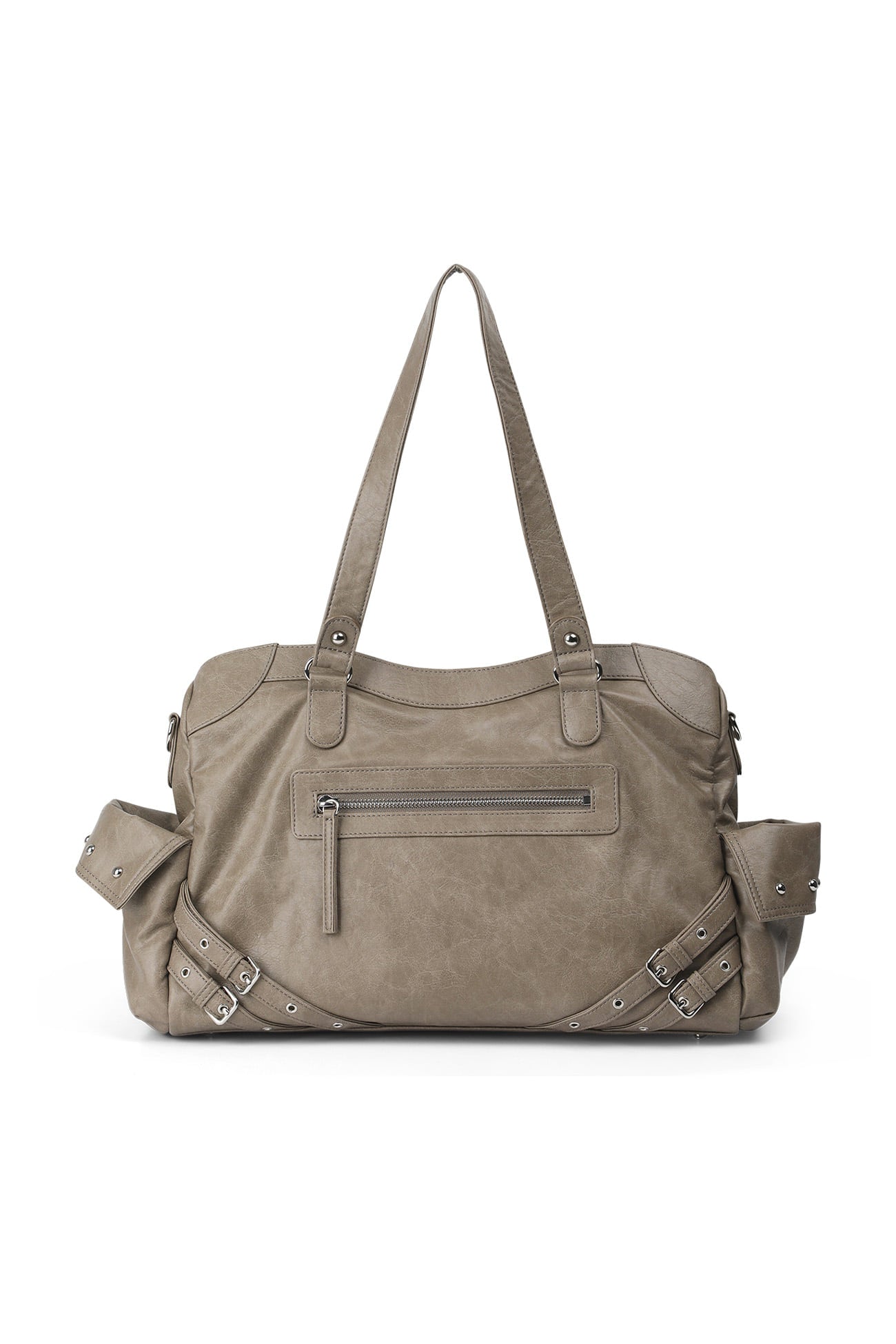 Deinet - Stud Pocket Big Bag (Khaki) product image 1 | TRAB K-Fashion Australia