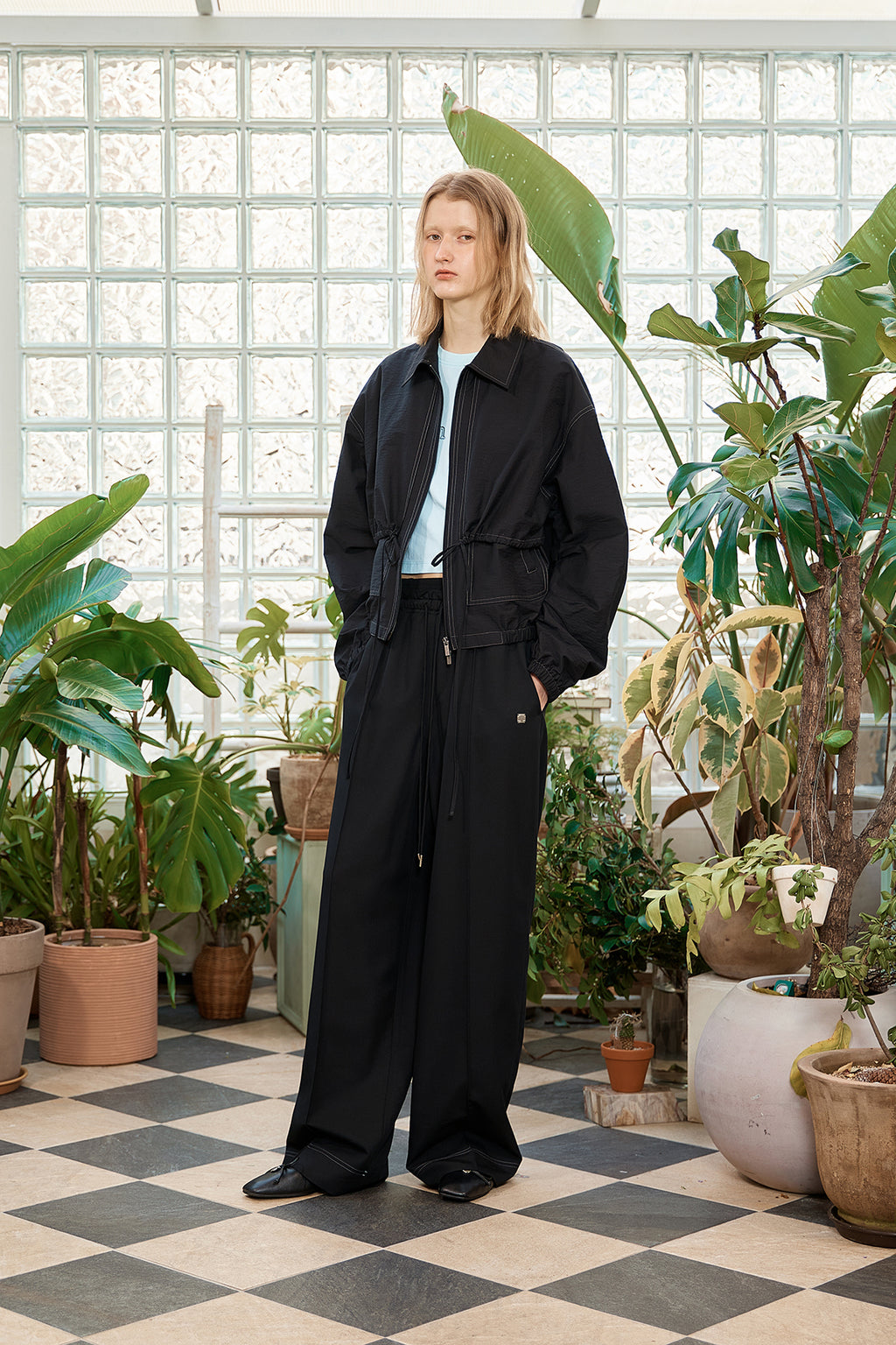 Matin Kim - Layered Point String Light Jumper (Black) product image 12 | TRAB K-Fashion Australia