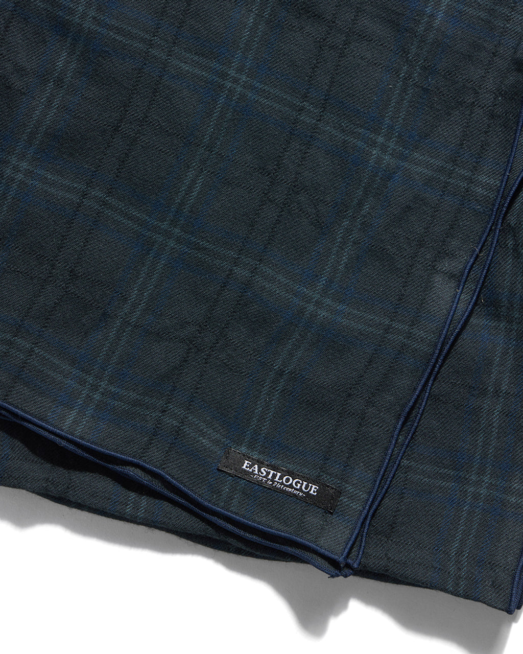 Eastlogue - Pattern Scarf (D.navy & Blue Check) product image 6 | TRAB K-Fashion Australia