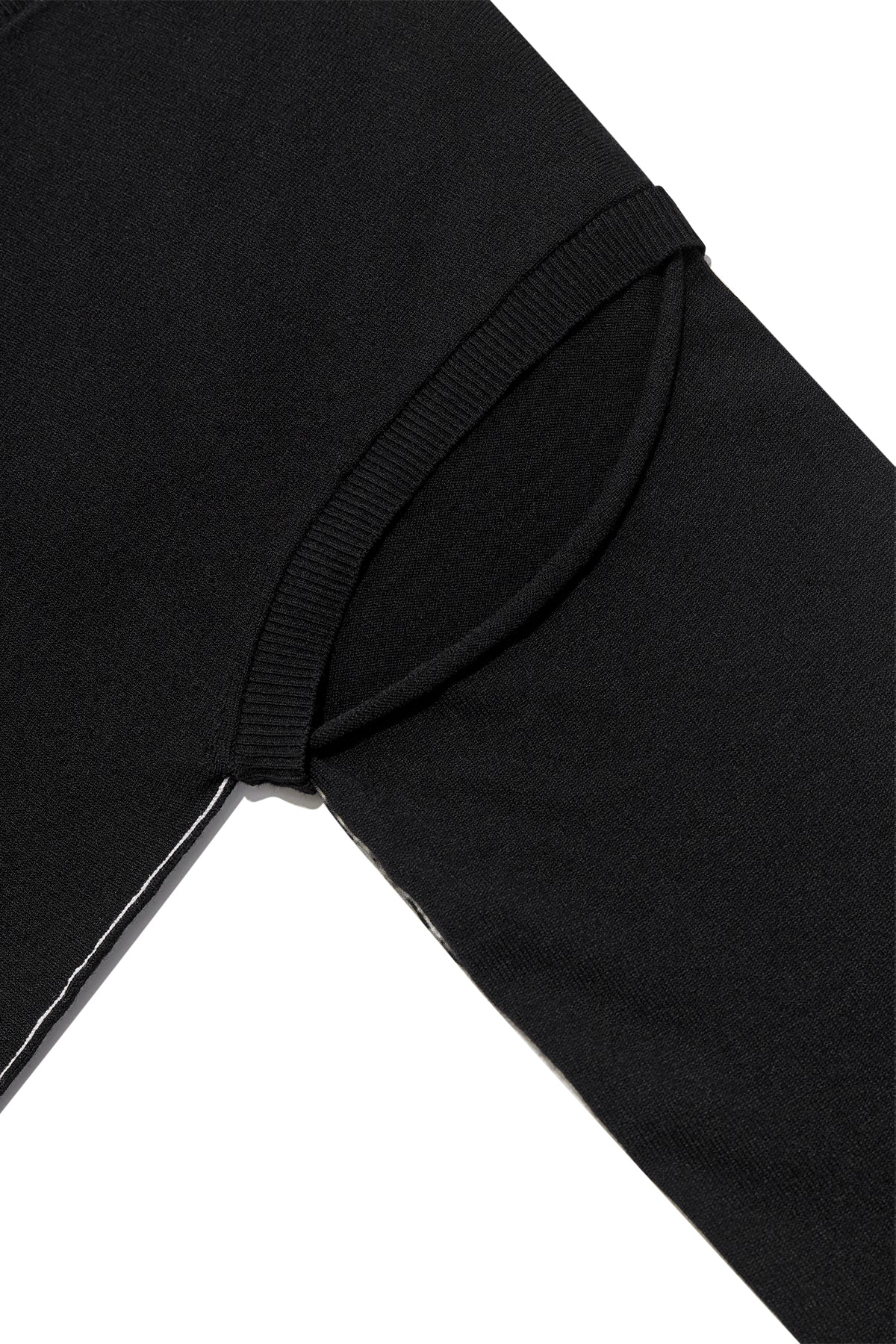 Matin Kim - Slit Detail Button Cardigan (Black) product image 4 | TRAB K-Fashion Australia