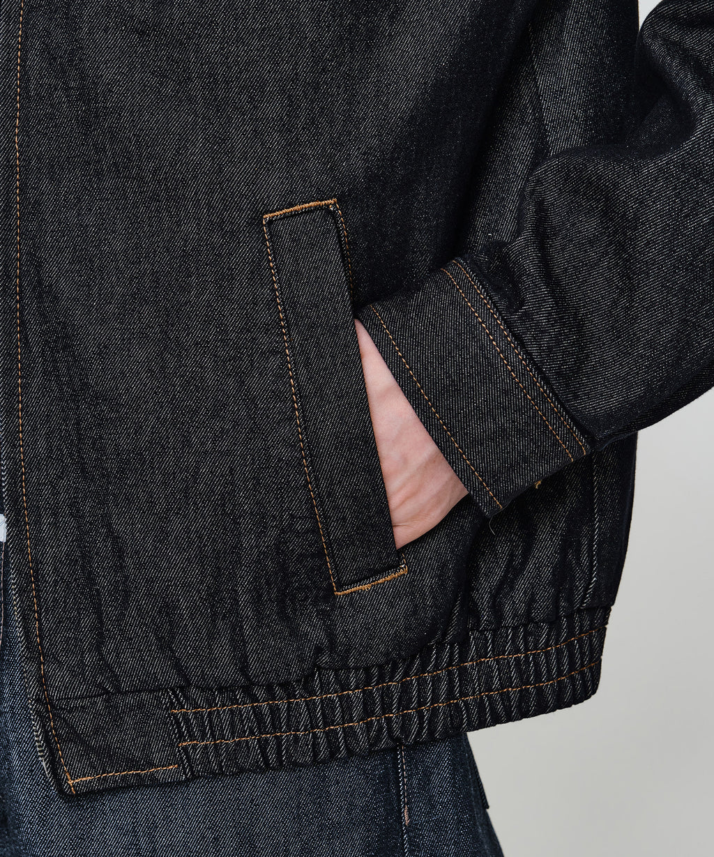 Marithe & Francois Girbaud - Denim Zip-up Trucker Jacket (Indigo) product image 4 | TRAB K-Fashion Australia