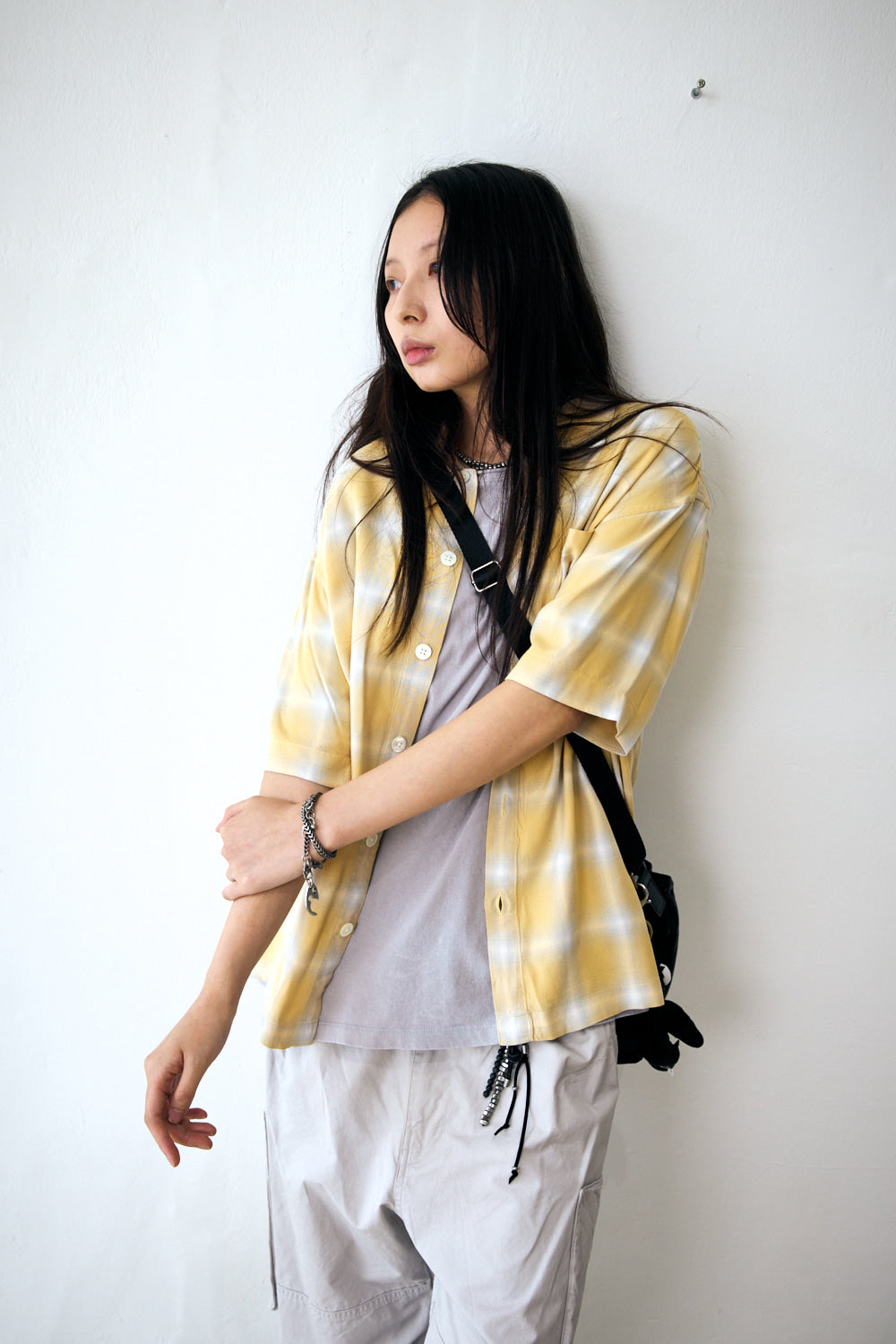 Hatchingroom - Box Shirt Ombre Check (Yellow) product image 7 | TRAB K-Fashion Australia