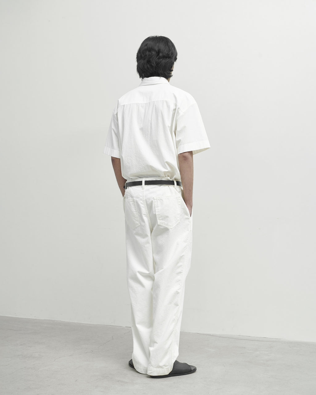 Brownyard - Half Work Shirt (Ivory) product image 3 | TRAB K-Fashion Australia