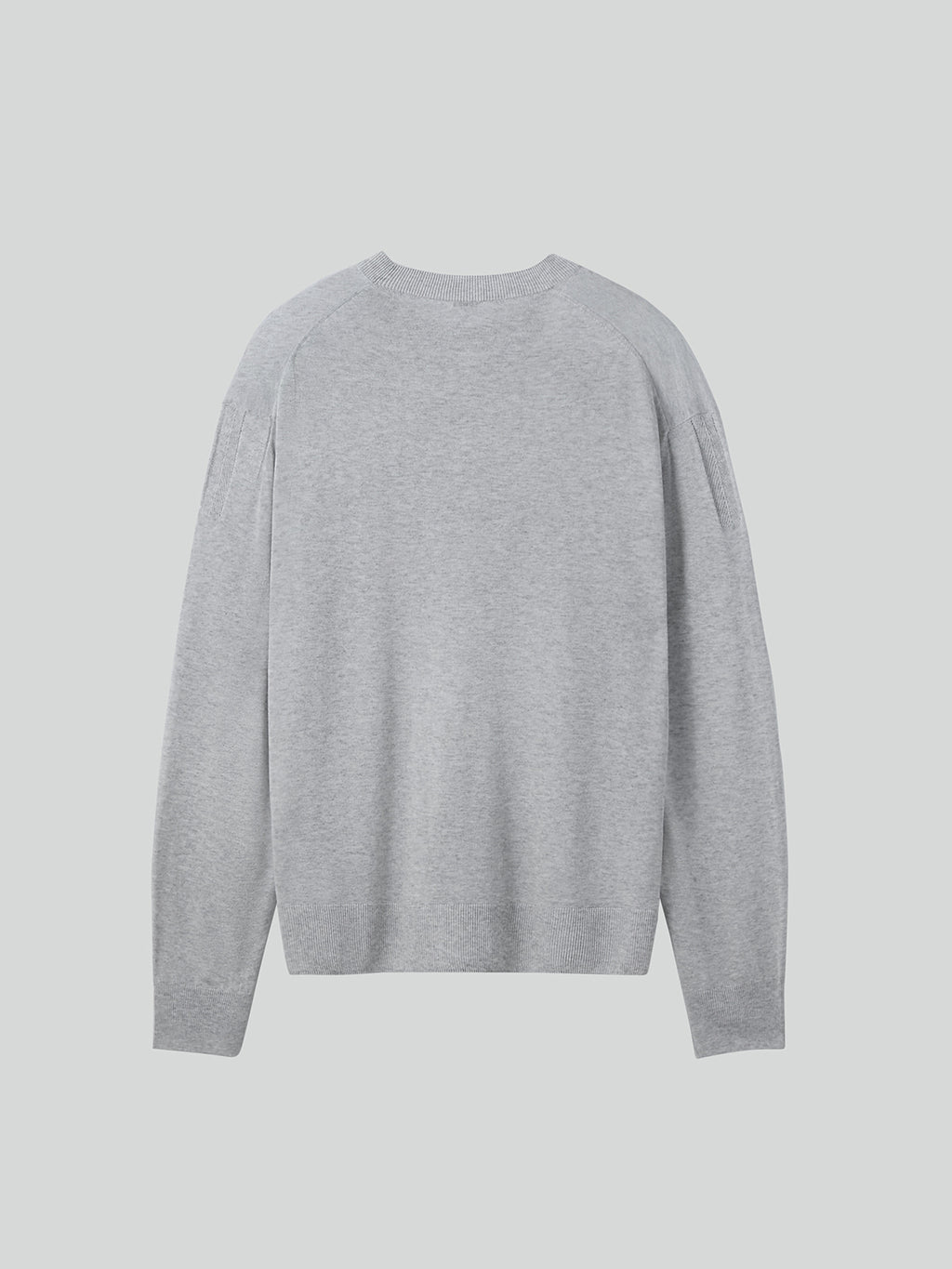 Recto - Loose Fit Knit Top (Light Grey) product image 6 | TRAB K-Fashion Australia
