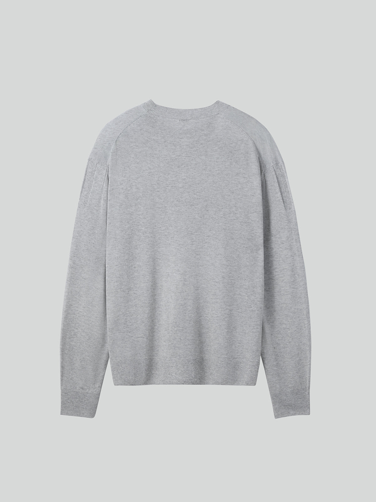 Recto - Loose Fit Knit Top (Light Grey) product image 6 | TRAB K-Fashion Australia