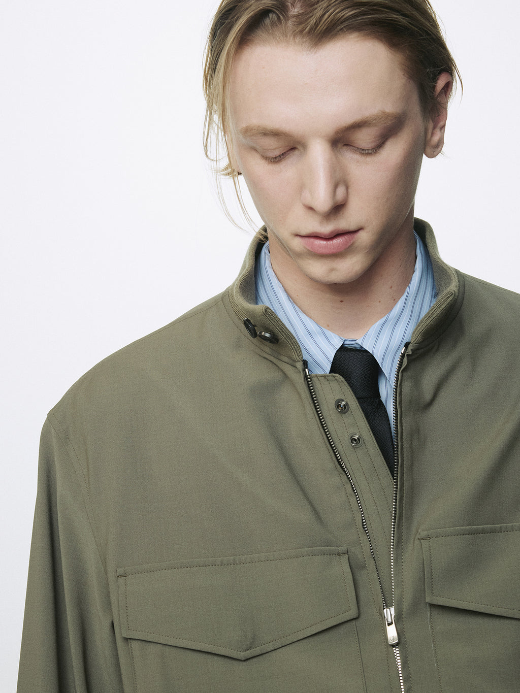 Tonywack - Light Wool Web Jacket (Olive) product image 11 | TRAB K-Fashion Australia