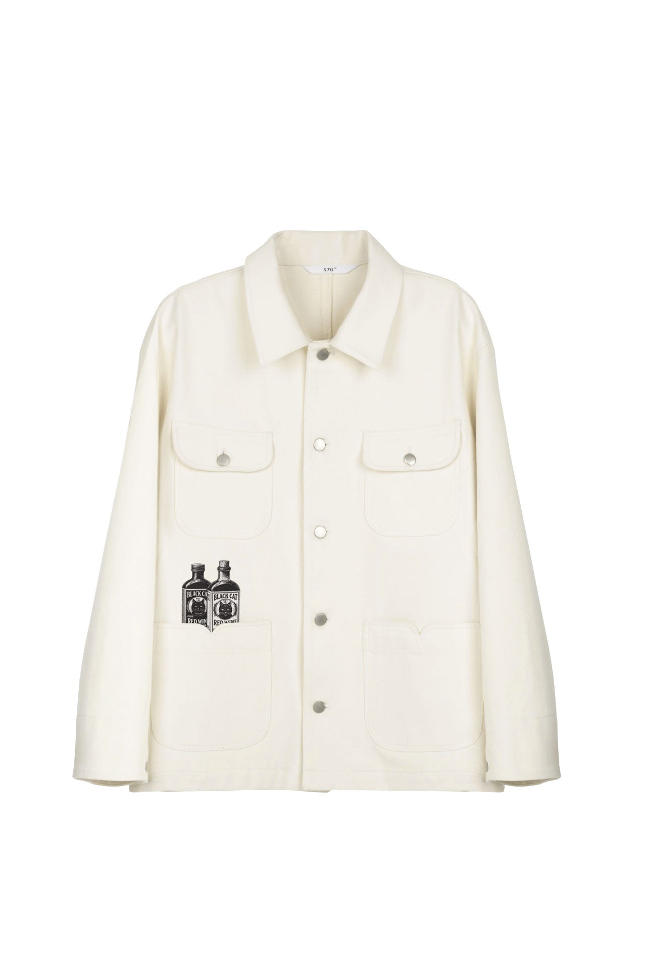 Stu - Printing Work Jacket (Cream) product image 16 | TRAB K-Fashion Australia