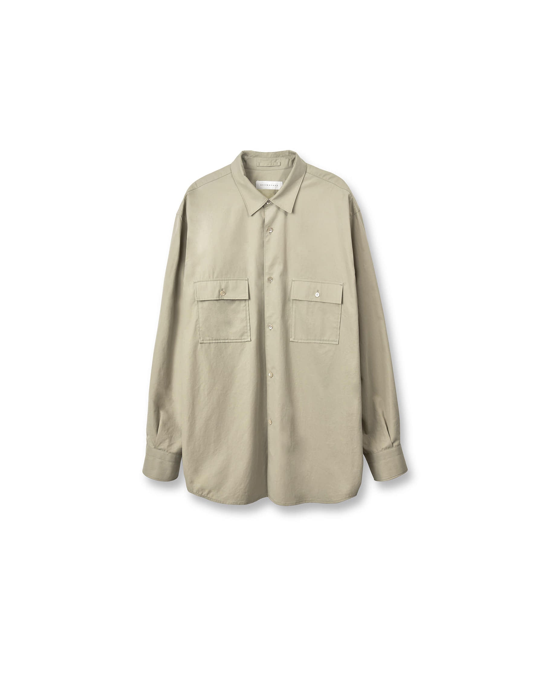 Brownyard - Two Pocket Shirt (Stone) product image 4 | TRAB K-Fashion Australia