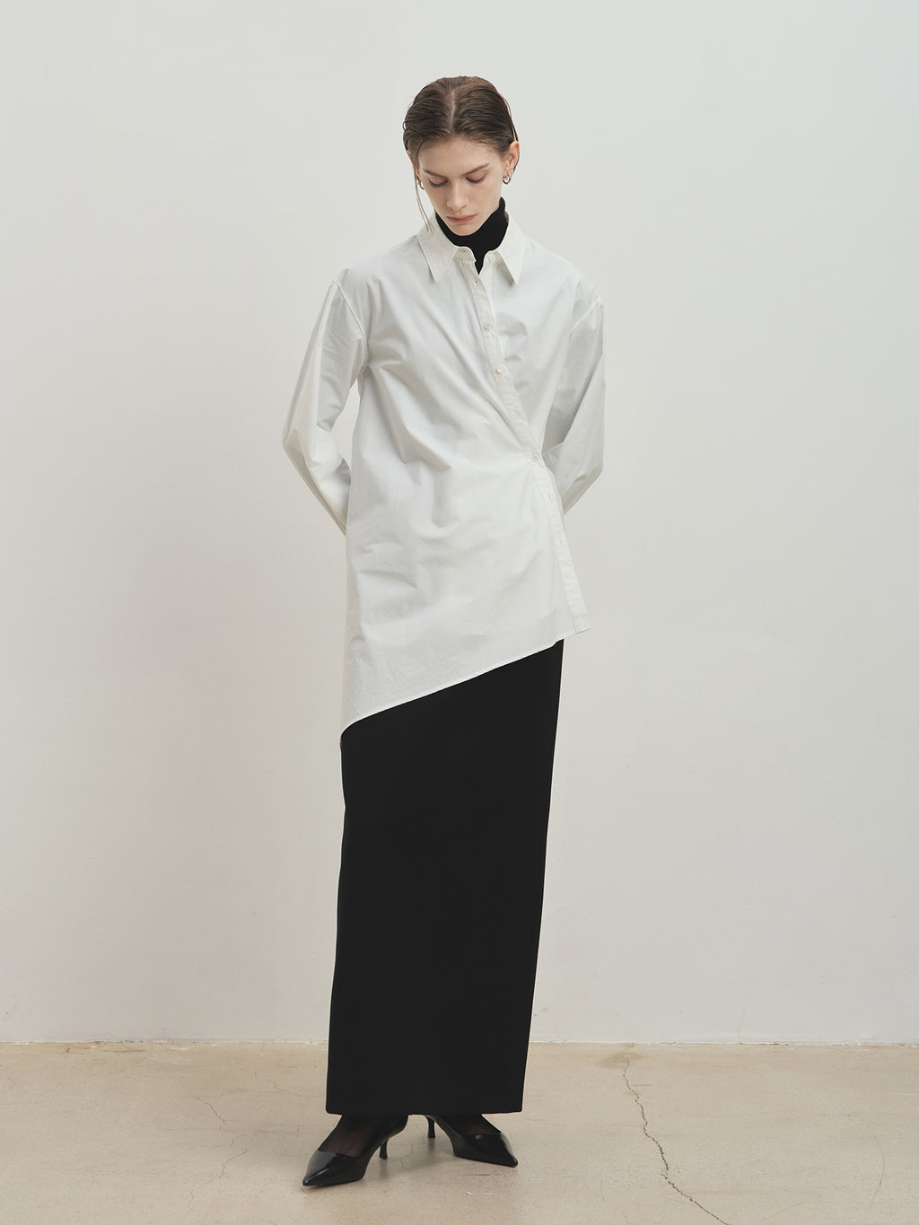 Tonywack - Cotton Twisted Shirt (Ecru) product image 4 | TRAB K-Fashion Australia