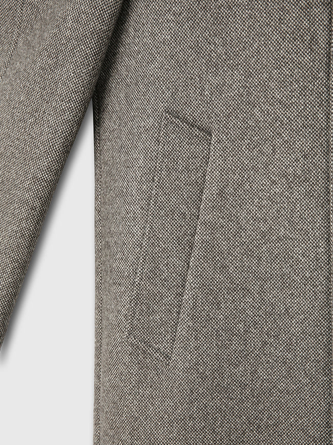 Tonywack - Caviar Wool Bal Collar Tailored Coat (Beige) product image 13 | TRAB K-Fashion Australia