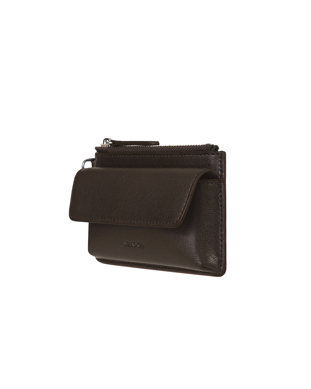 Stand Oil - Chubby Zipper Wallet (Maroon) product image 2 | TRAB K-Fashion Australia