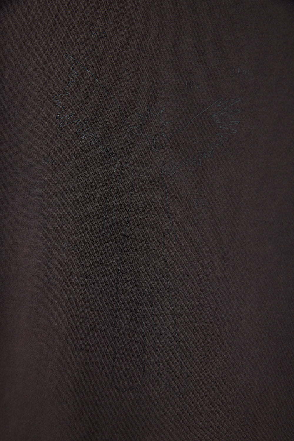 Hatchingroom - Angel Flash Man Tee 1/2 Brown (Charcoal) product image 5 | TRAB K-Fashion Australia