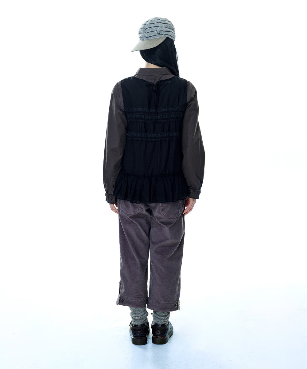 Coyseio - Sheer Layered Sleeveless (Black) product image 12 | TRAB K-Fashion Australia