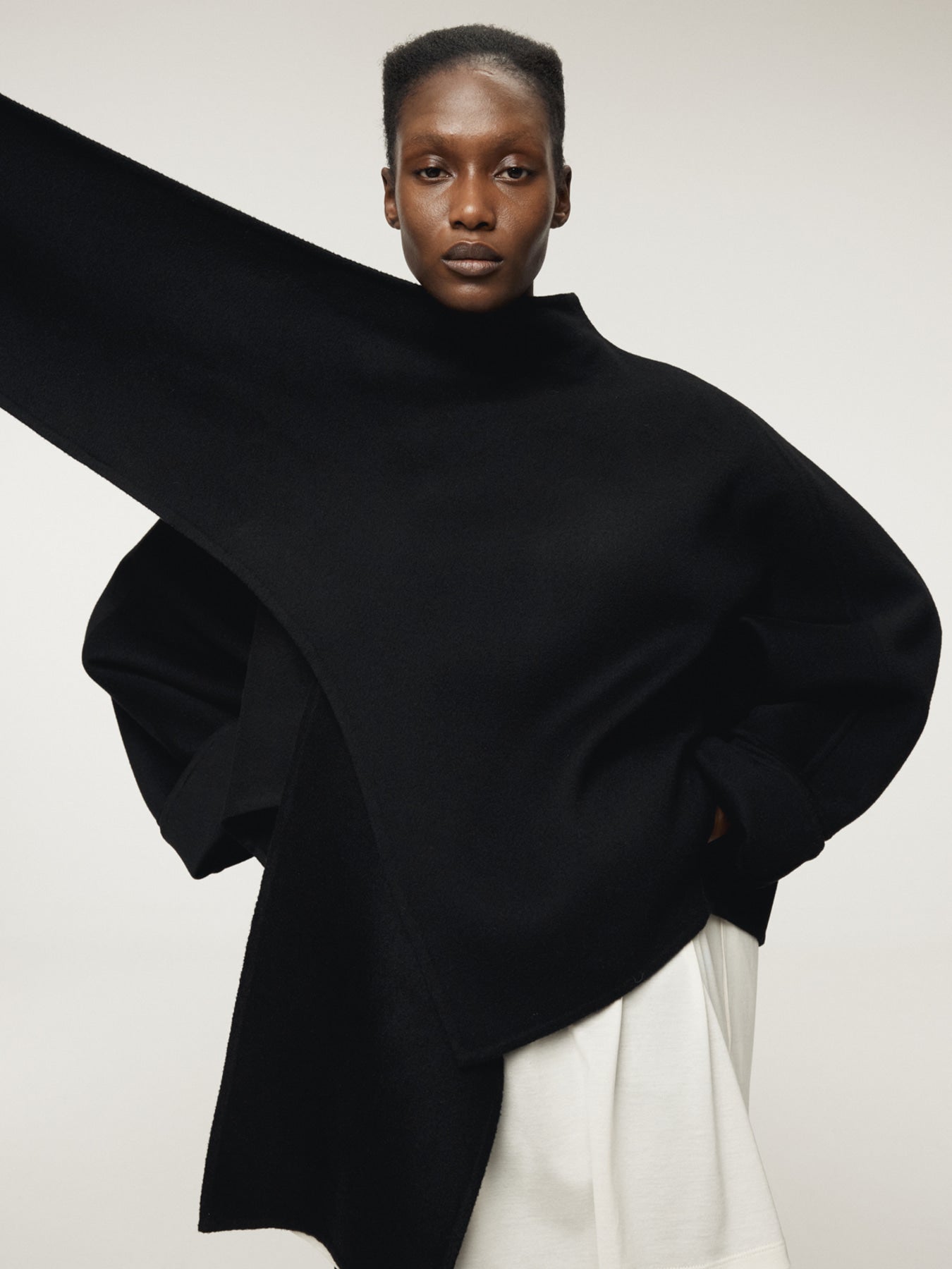 Recto - Handmade Muffler Coat (Black) product image 4 | TRAB K-Fashion Australia