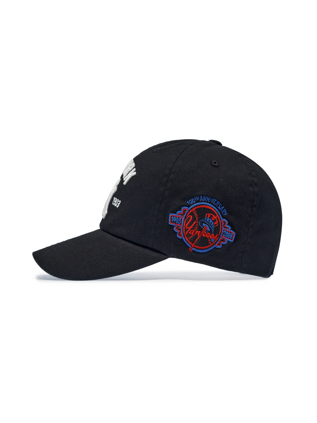 MLB Korea - MLB Cooperstown Patch Unstructured Ball Cap New York Yankees (Black) product image 6 | TRAB K-Fashion Australia