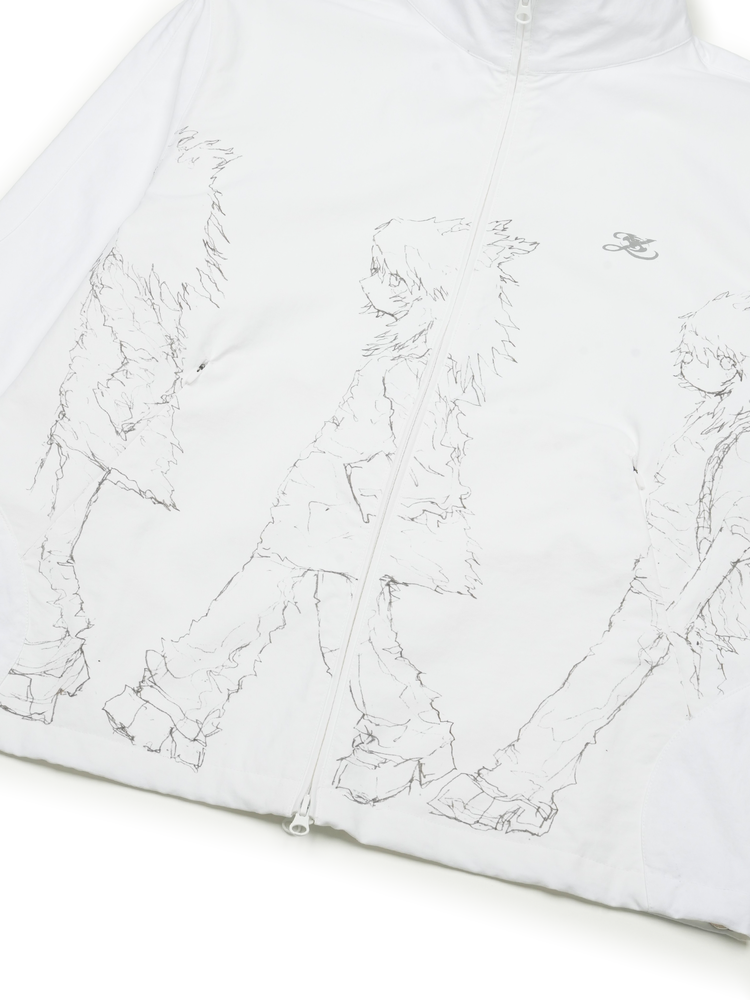 San San Gear - San San X Yuminha Jacket (White) product image 4 | TRAB K-Fashion Australia