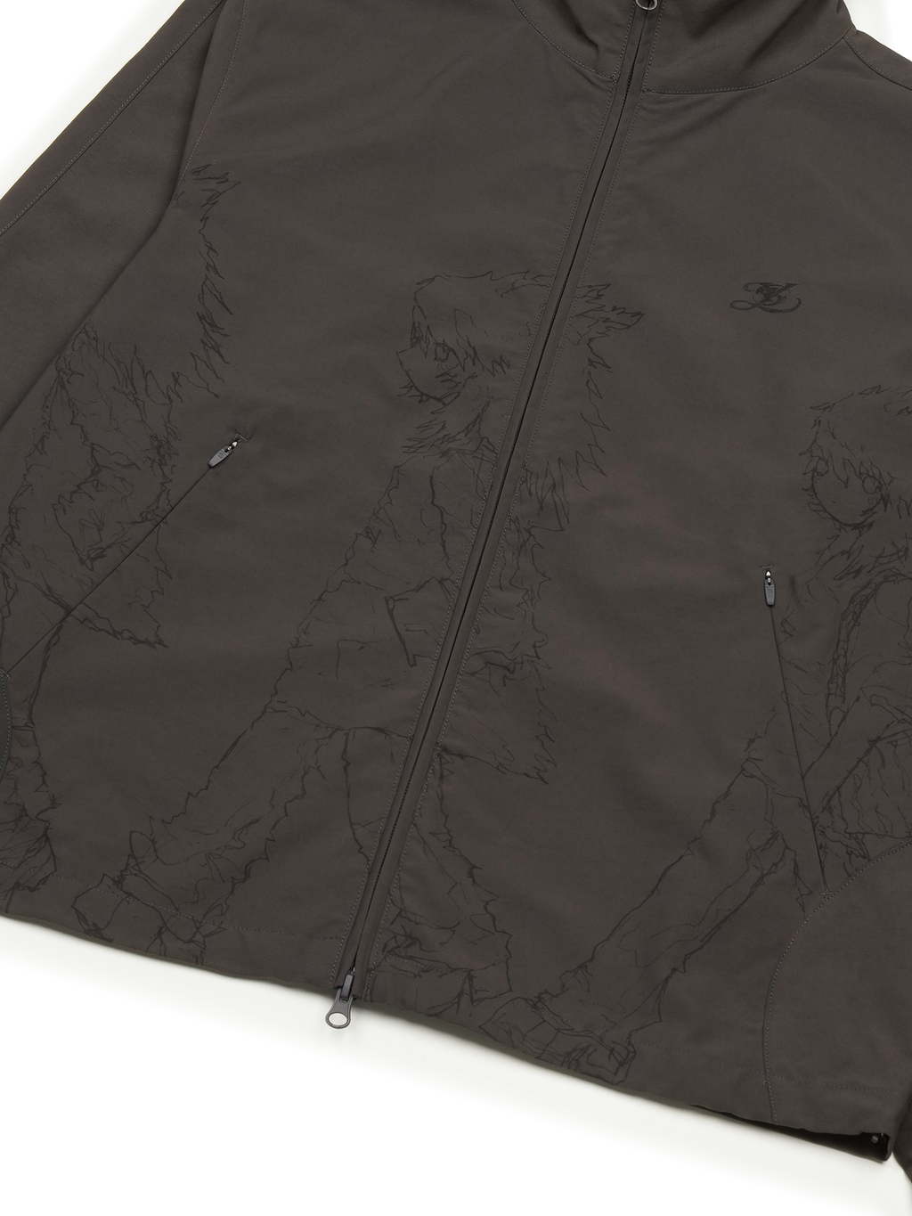 San San Gear - San San X Yuminha Jacket (Charcoal) product image 4 | TRAB K-Fashion Australia