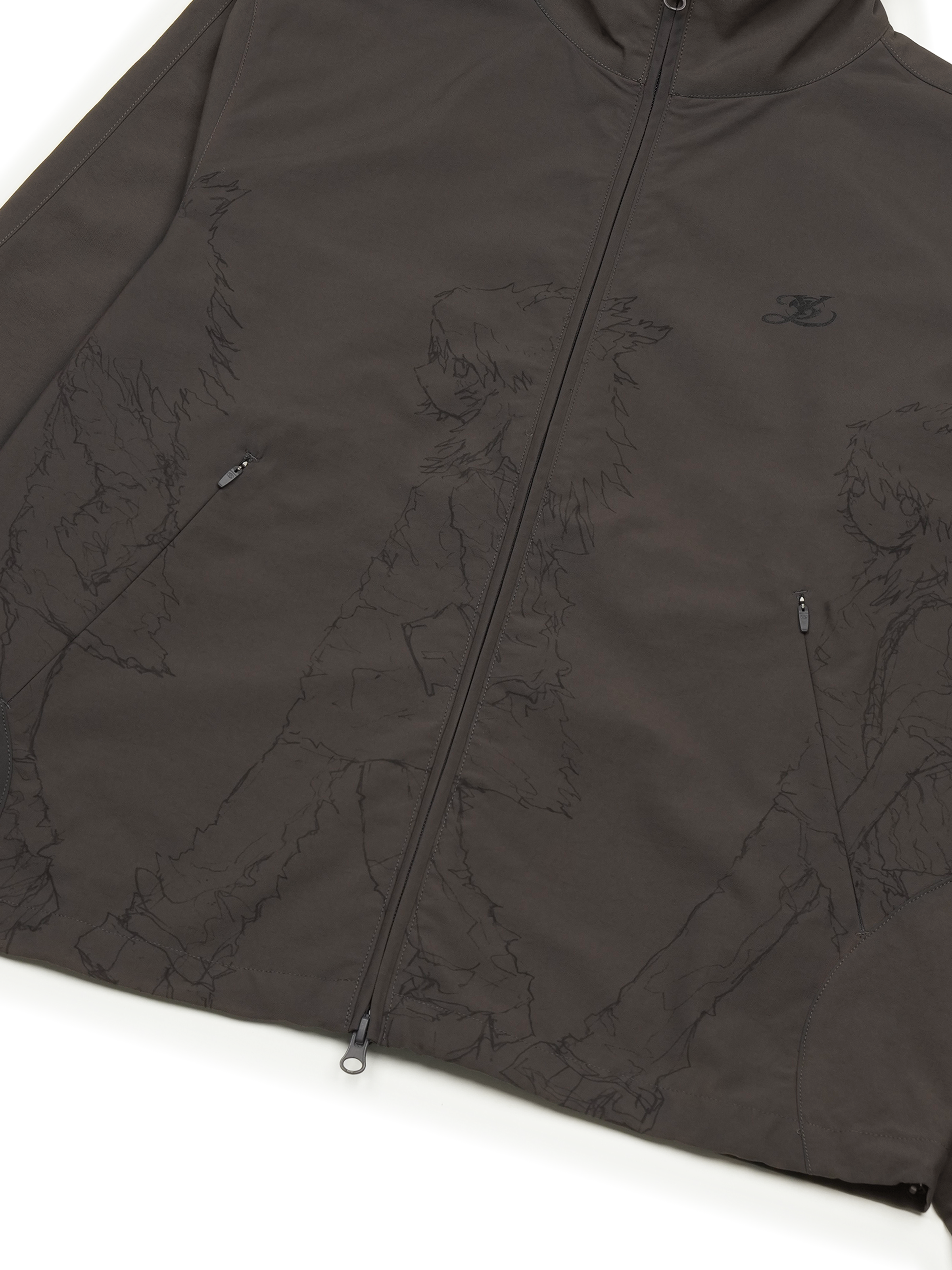 San San Gear - San San X Yuminha Jacket (Charcoal) product image 4 | TRAB K-Fashion Australia