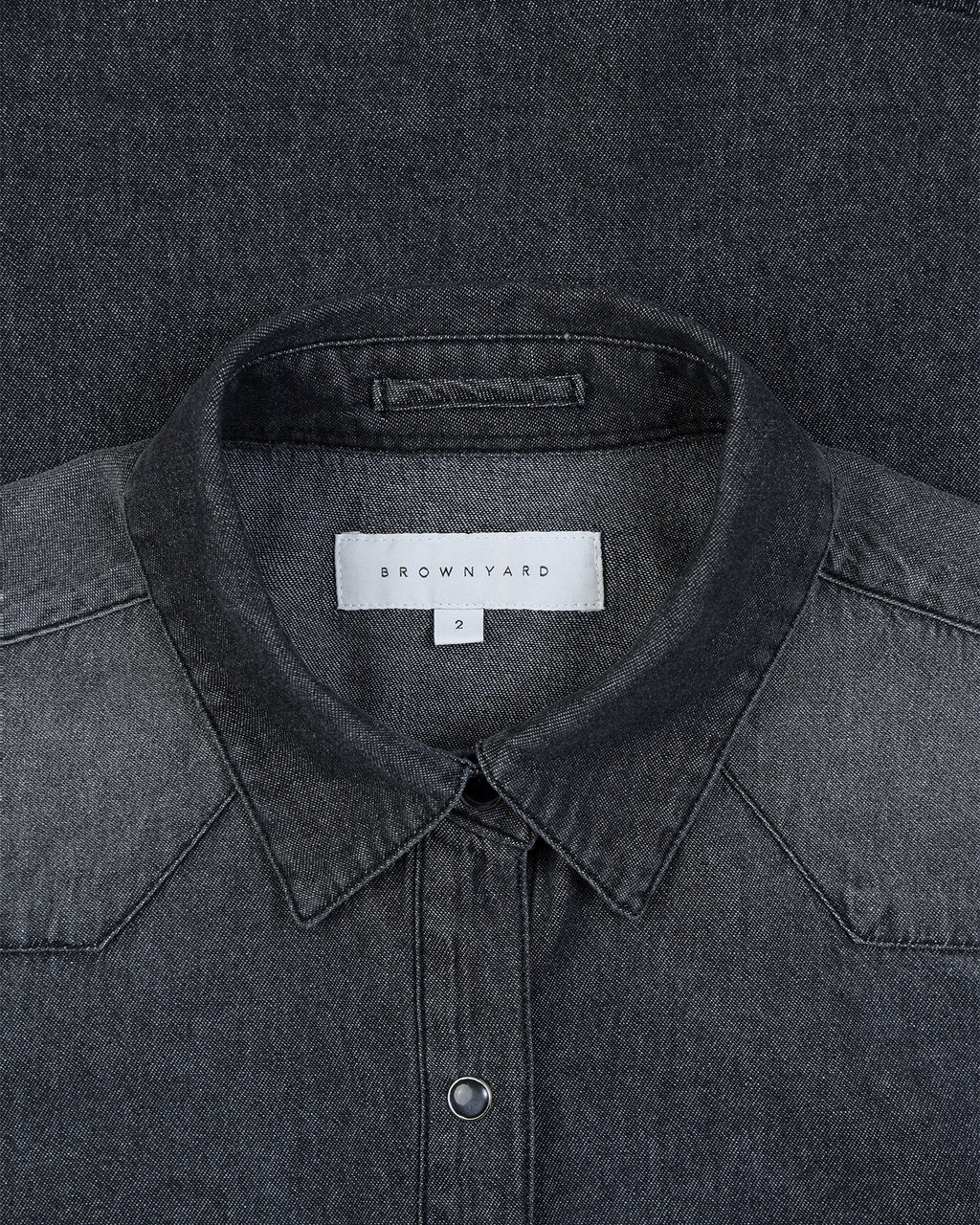 Brownyard - Denim Western Shirt (Black) product image 6 | TRAB K-Fashion Australia