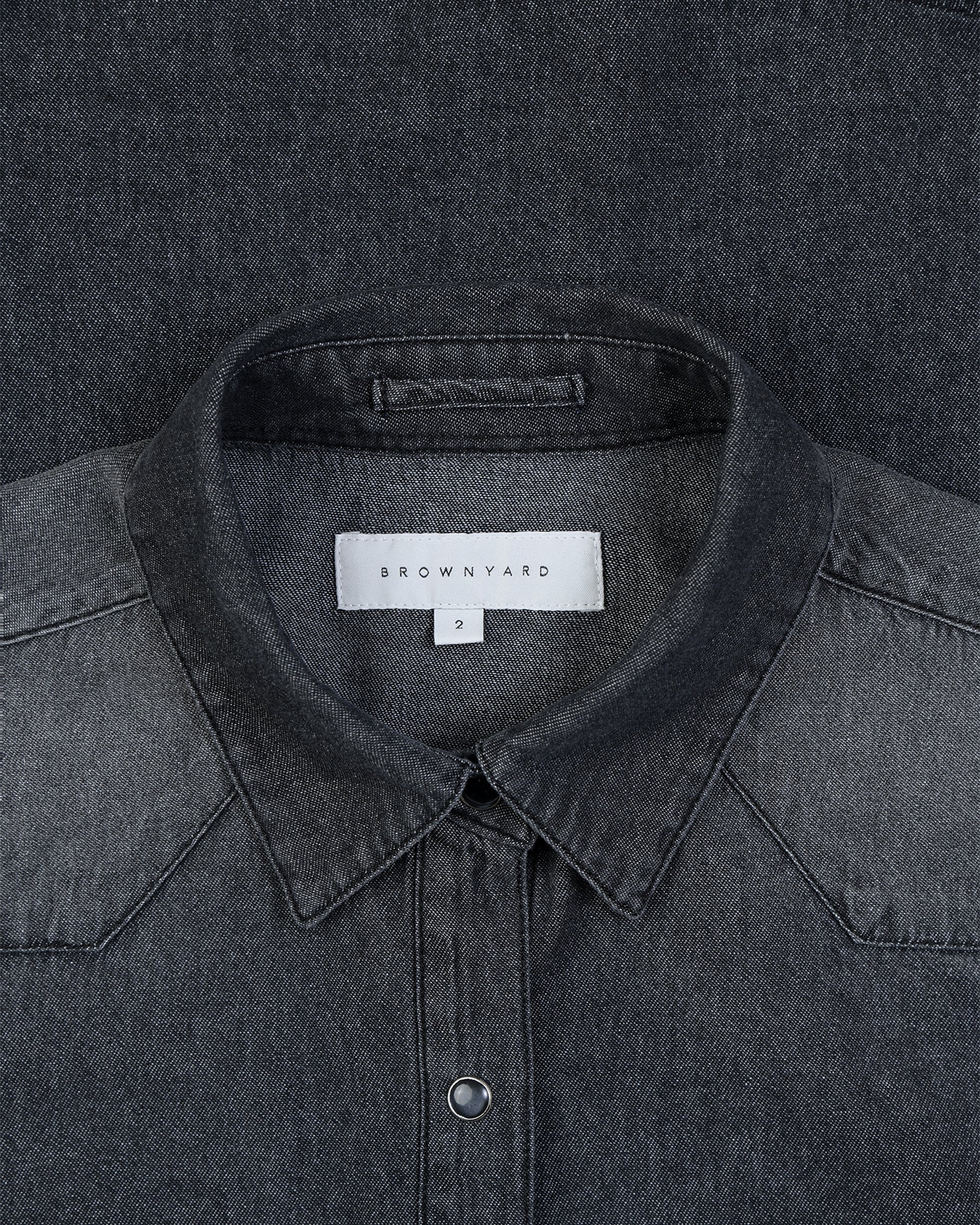 Brownyard - Denim Western Shirt (Black) product image 6 | TRAB K-Fashion Australia