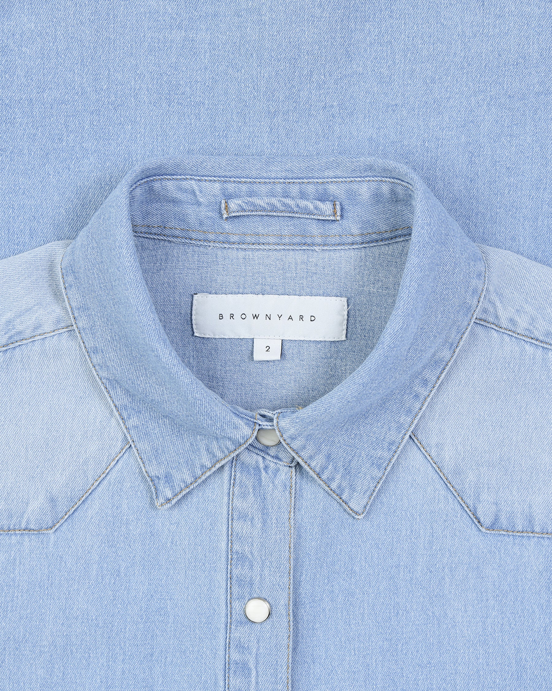Brownyard - Denim Western Shirt (Blue) product image 6 | TRAB K-Fashion Australia