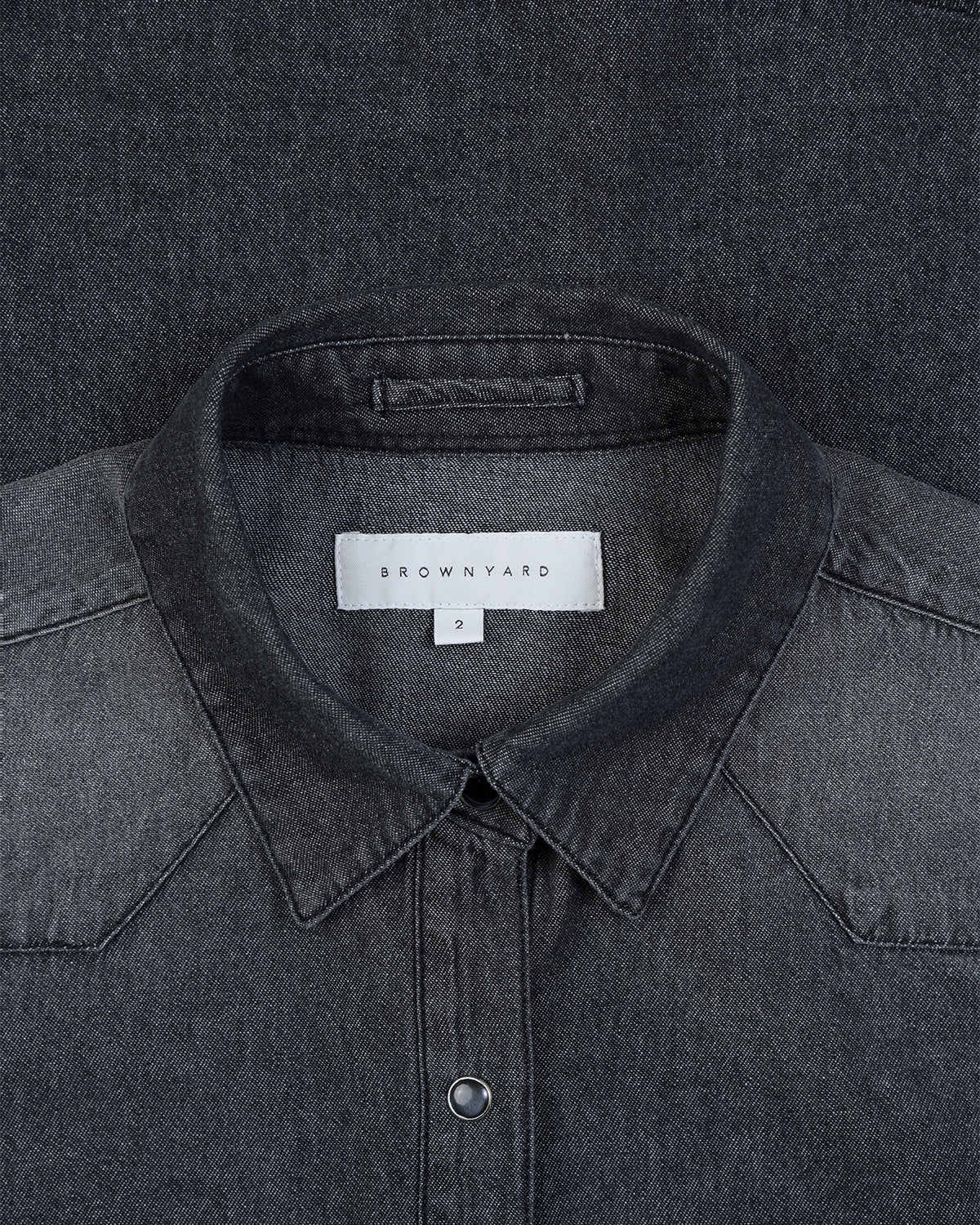 Brownyard - Denim Western Shirt (Black) product image 6 | TRAB K-Fashion Australia