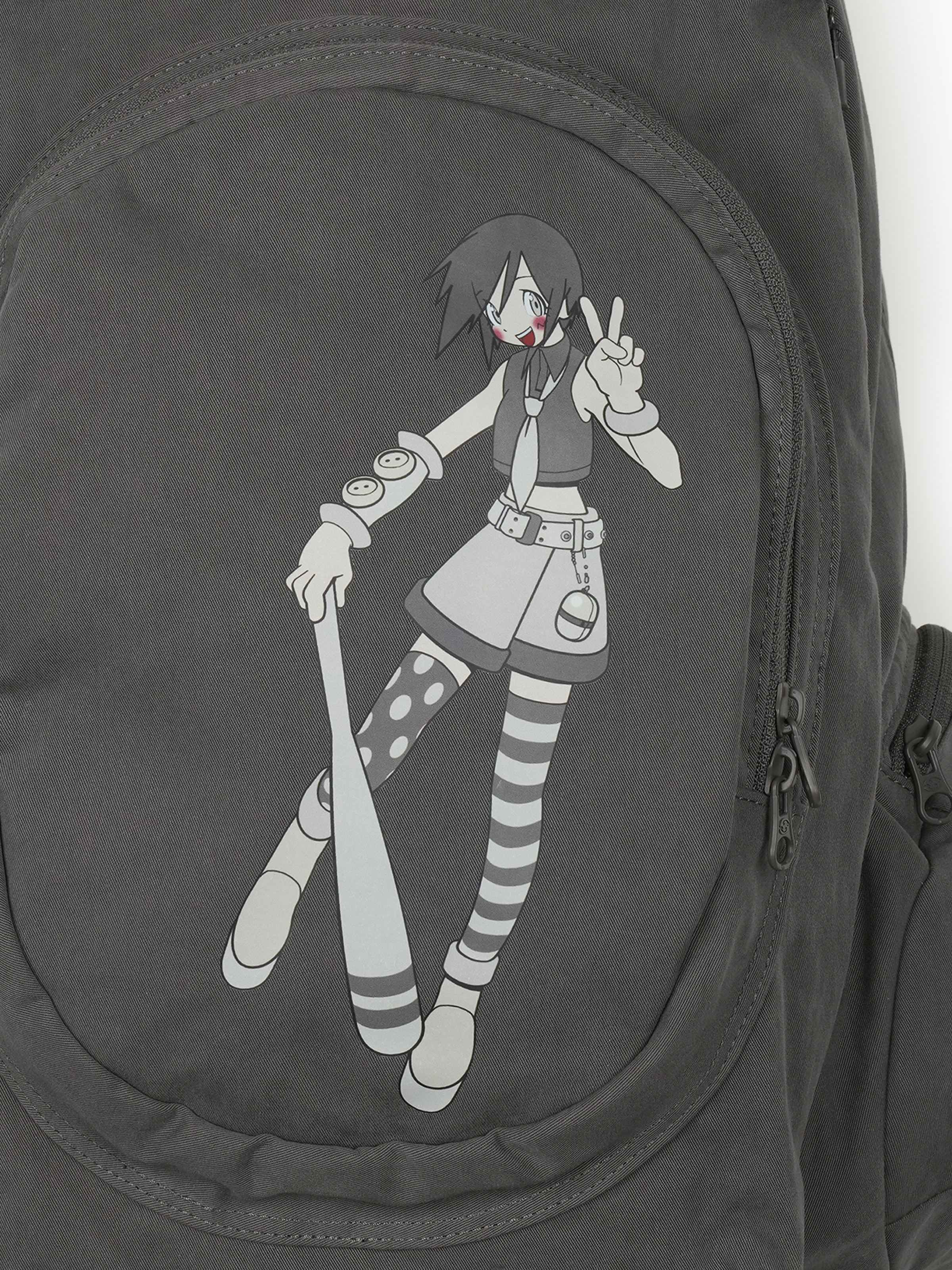 San San Gear - San San X Yuminha Backpack (Charcoal) product image 4 | TRAB K-Fashion Australia