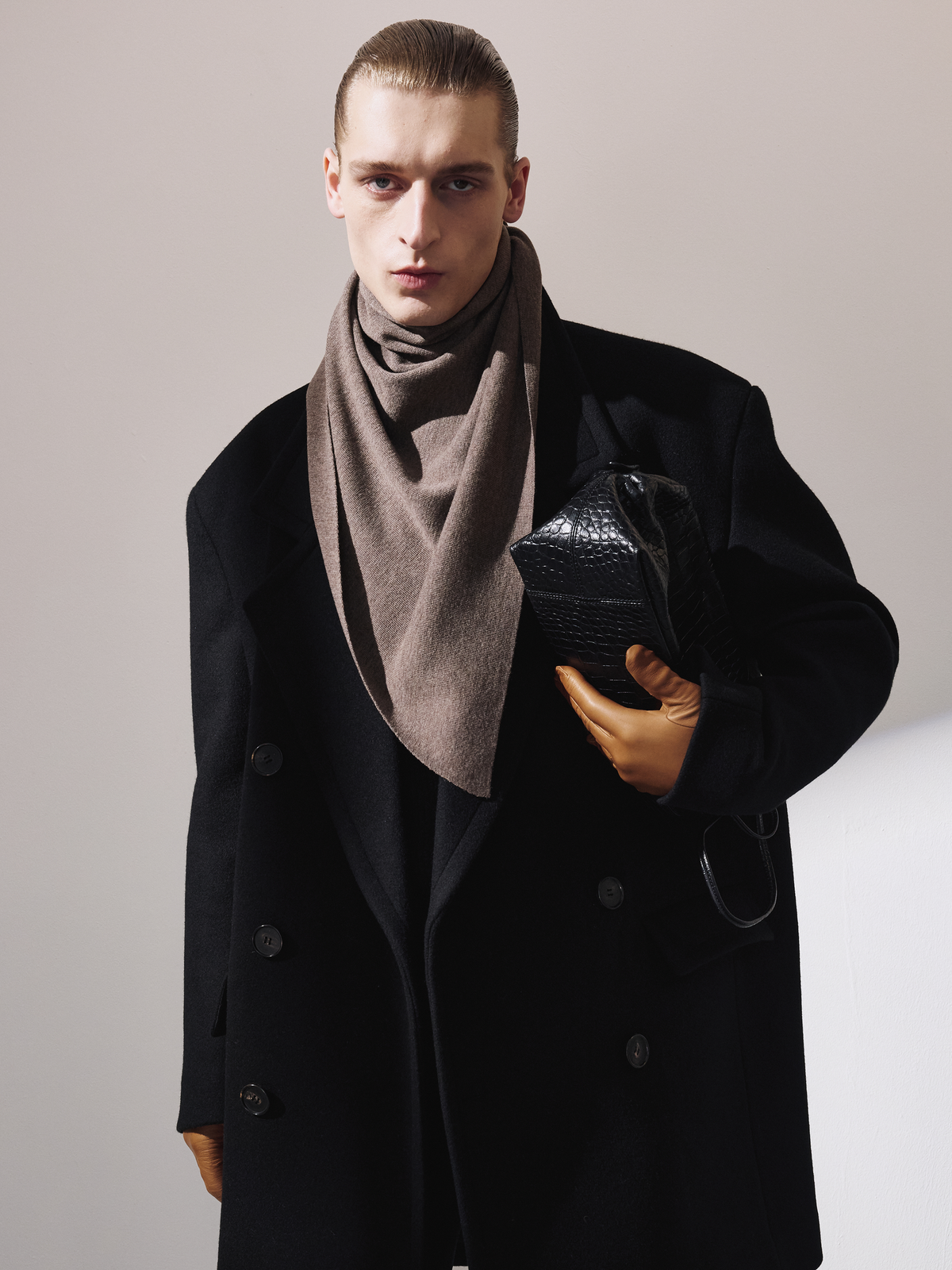 Recto - Double Breasted Half Coat (Black) product image 4 | TRAB K-Fashion Australia