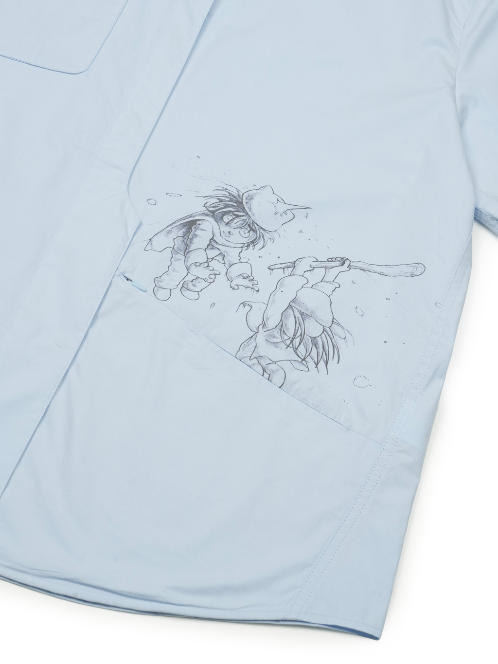San San Gear - San San X Yuminha Shirt (Sky Blue) product image 4 | TRAB K-Fashion Australia