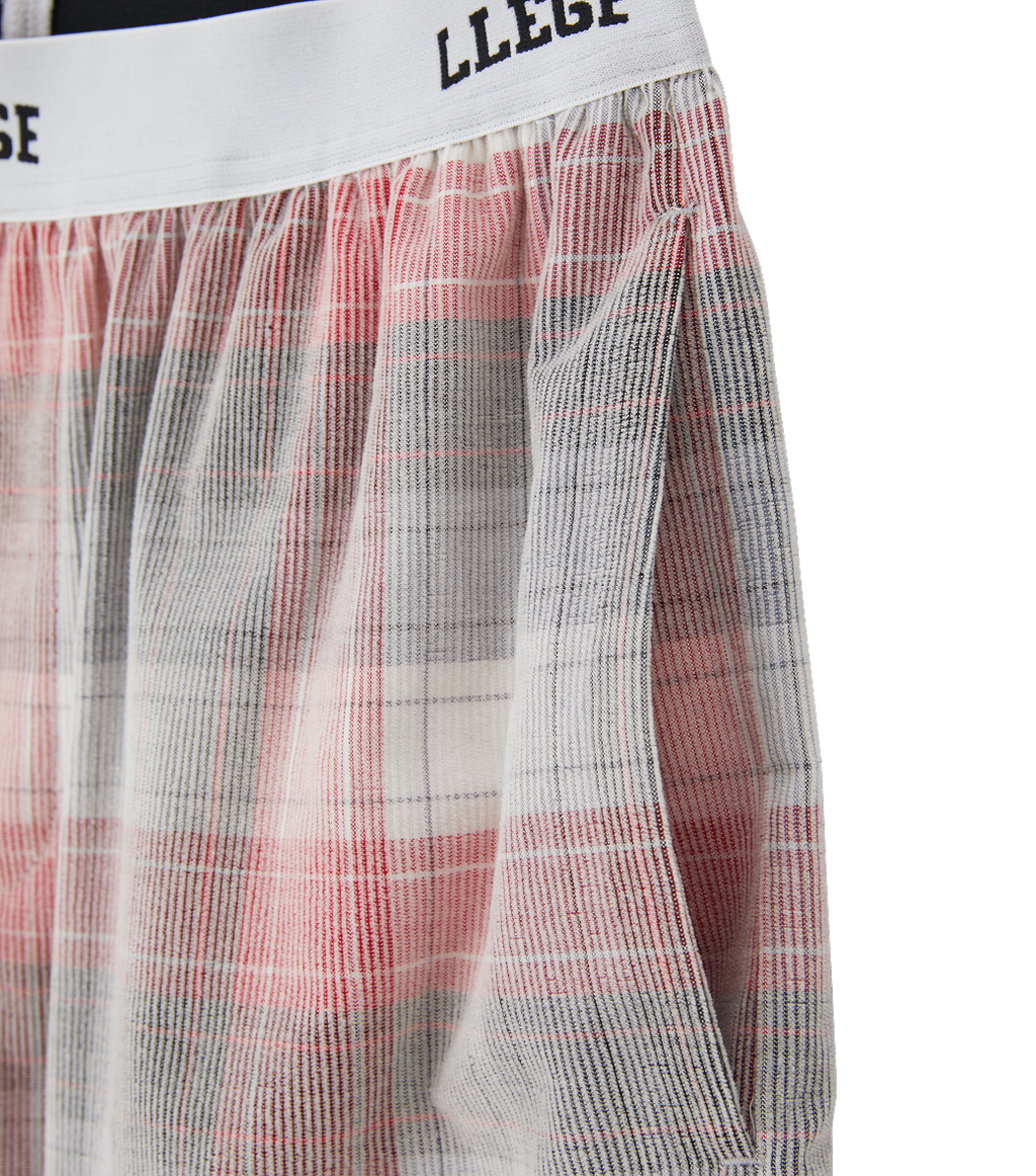 Llege - Faded Check Pajama Pants (Pink) product image 4 | TRAB K-Fashion Australia