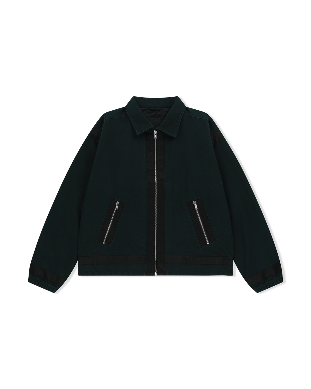 yeseyesee - Tape Detail Canvas Jacket (Black) product image 1 | TRAB K-Fashion Australia