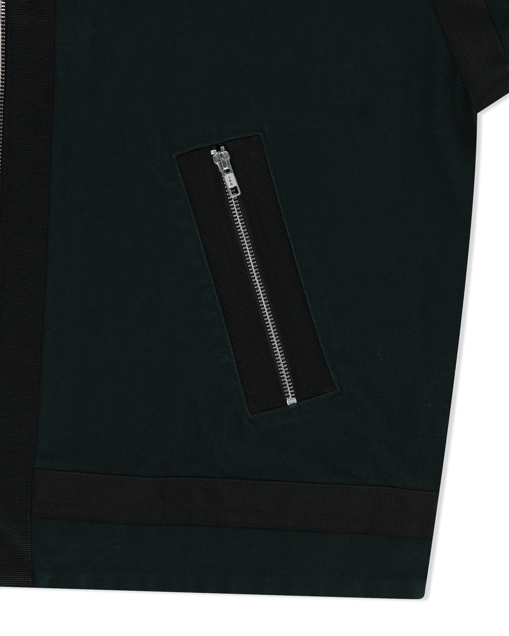 yeseyesee - Tape Detail Canvas Jacket (Black) product image 3 | TRAB K-Fashion Australia