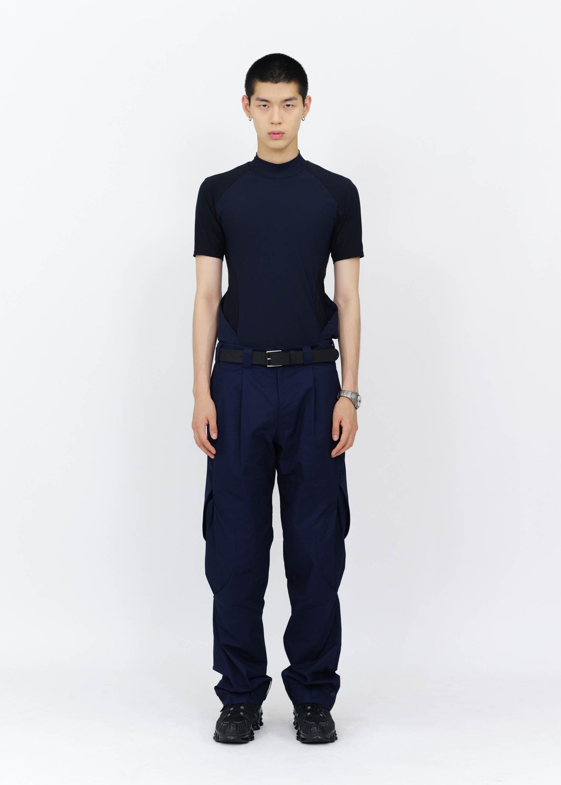 Hyein Seo - Pocket T-Shirt (Navy) product image 3 | TRAB K-Fashion Australia