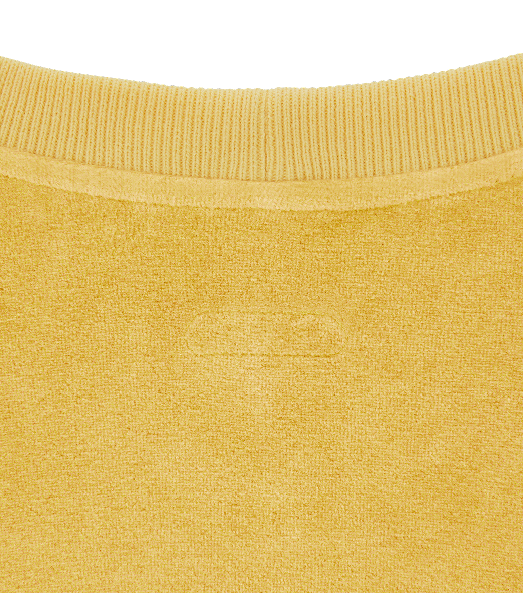 Llege - Velour Oversized Sweatshirt (Yellow) product image 4 | TRAB K-Fashion Australia