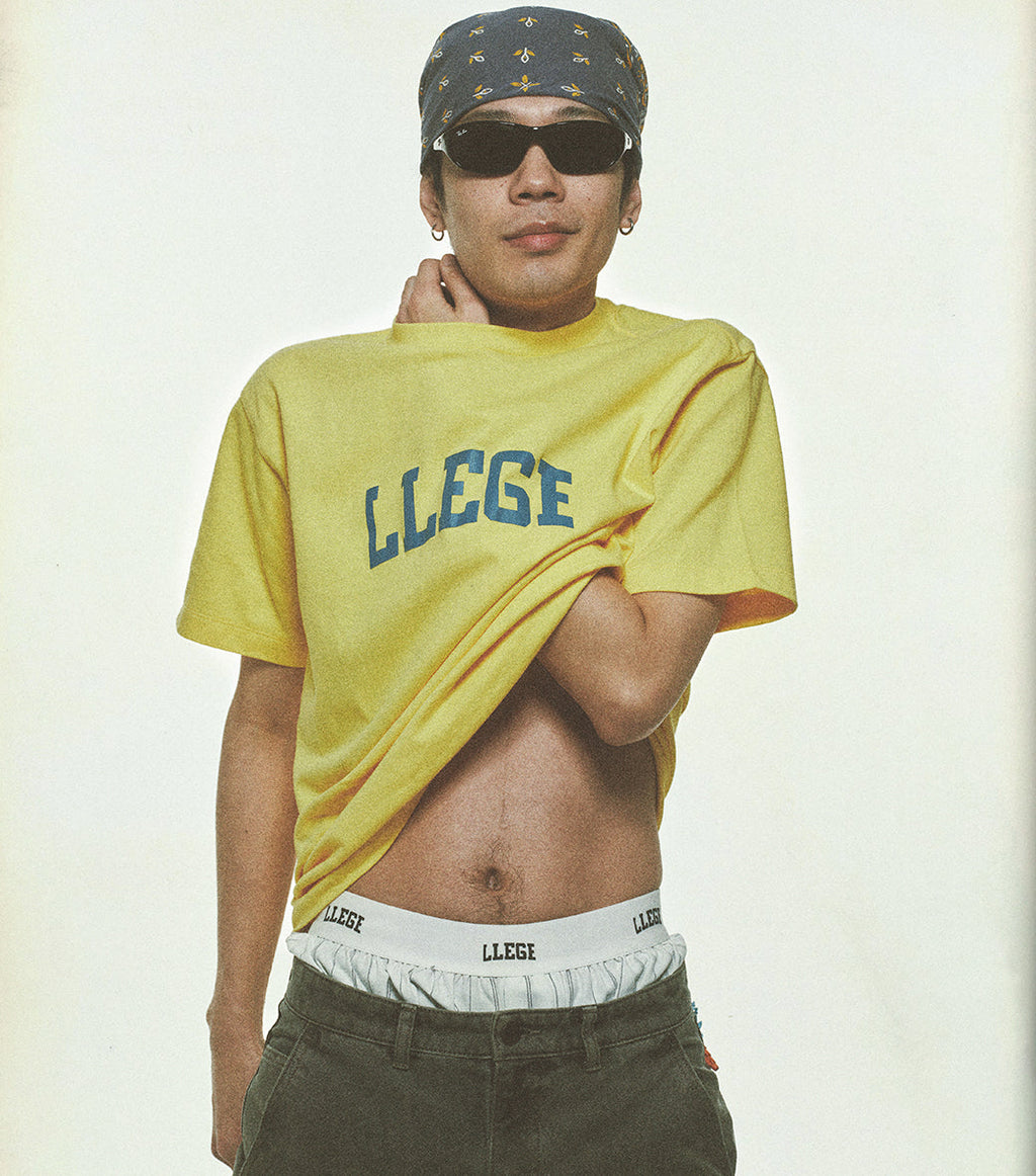 Llege - Classic Logo T-Shirt (Yellow) product image 5 | TRAB K-Fashion Australia
