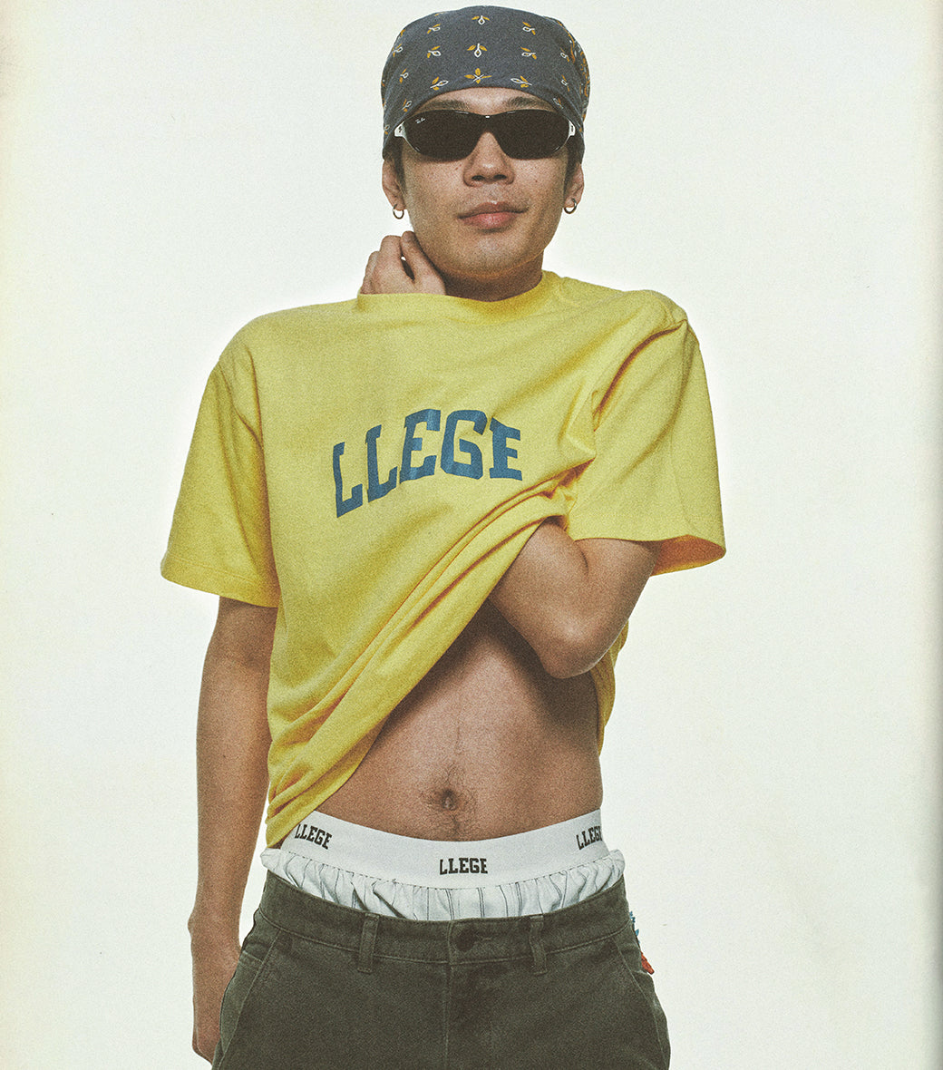 Llege - Classic Logo T-Shirt (Yellow) product image 5 | TRAB K-Fashion Australia