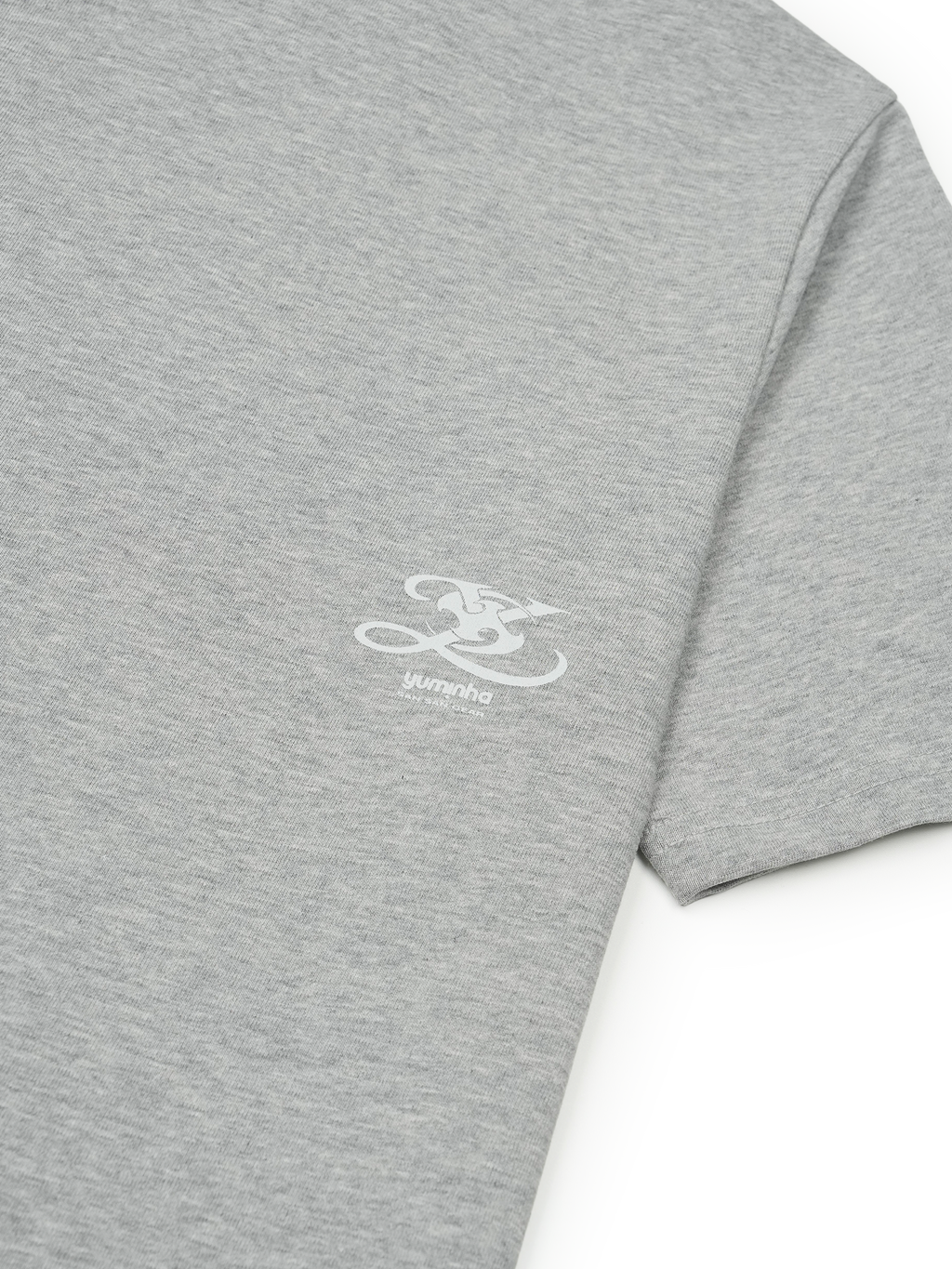 San San Gear - San San X Yuminha Angel T-Shirt (Melange Grey) product image 4 | TRAB K-Fashion Australia