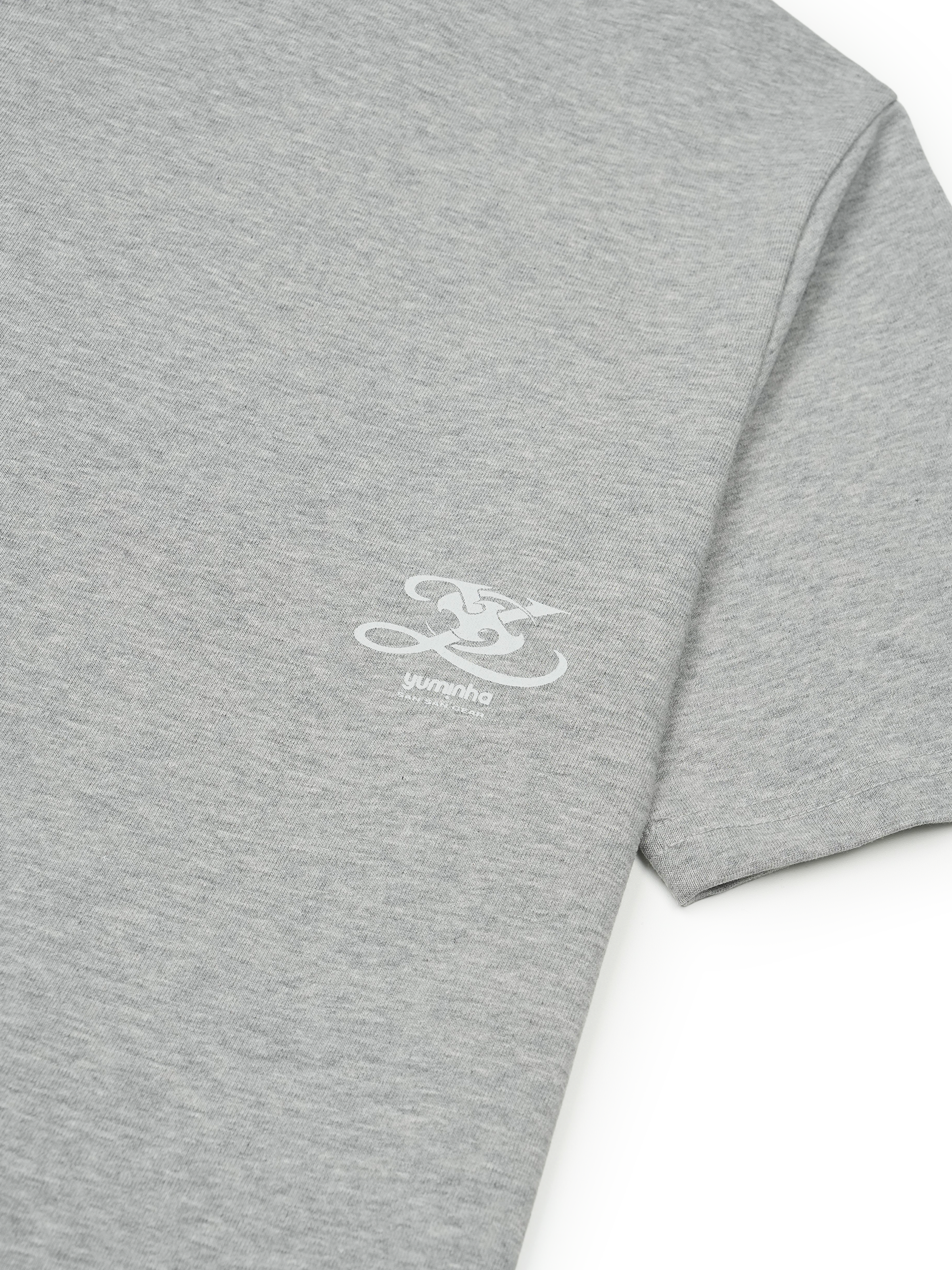 San San Gear - San San X Yuminha Angel T-Shirt (Melange Grey) product image 4 | TRAB K-Fashion Australia