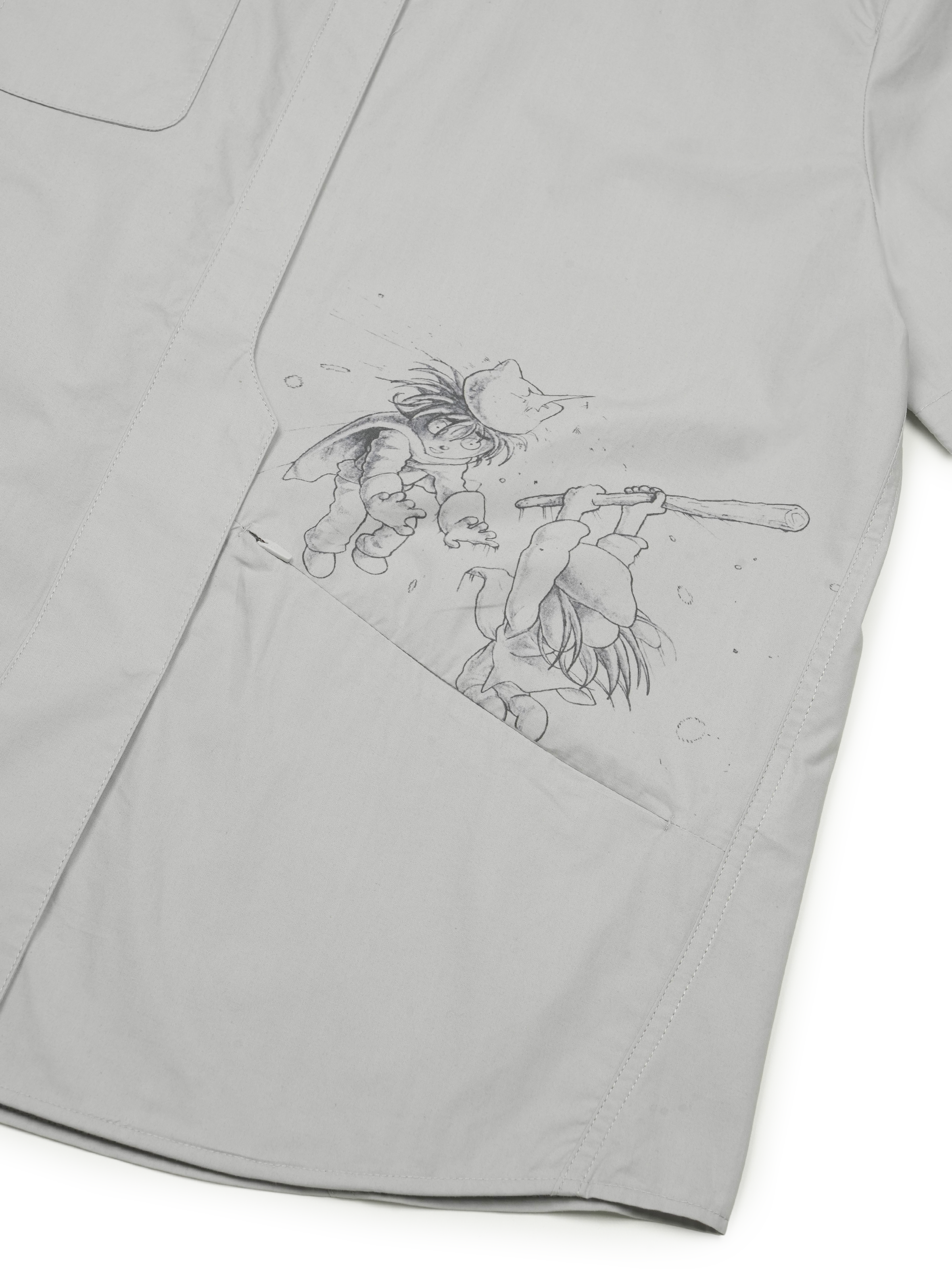 San San Gear - San San X Yuminha Shirt (Light Grey) product image 4 | TRAB K-Fashion Australia