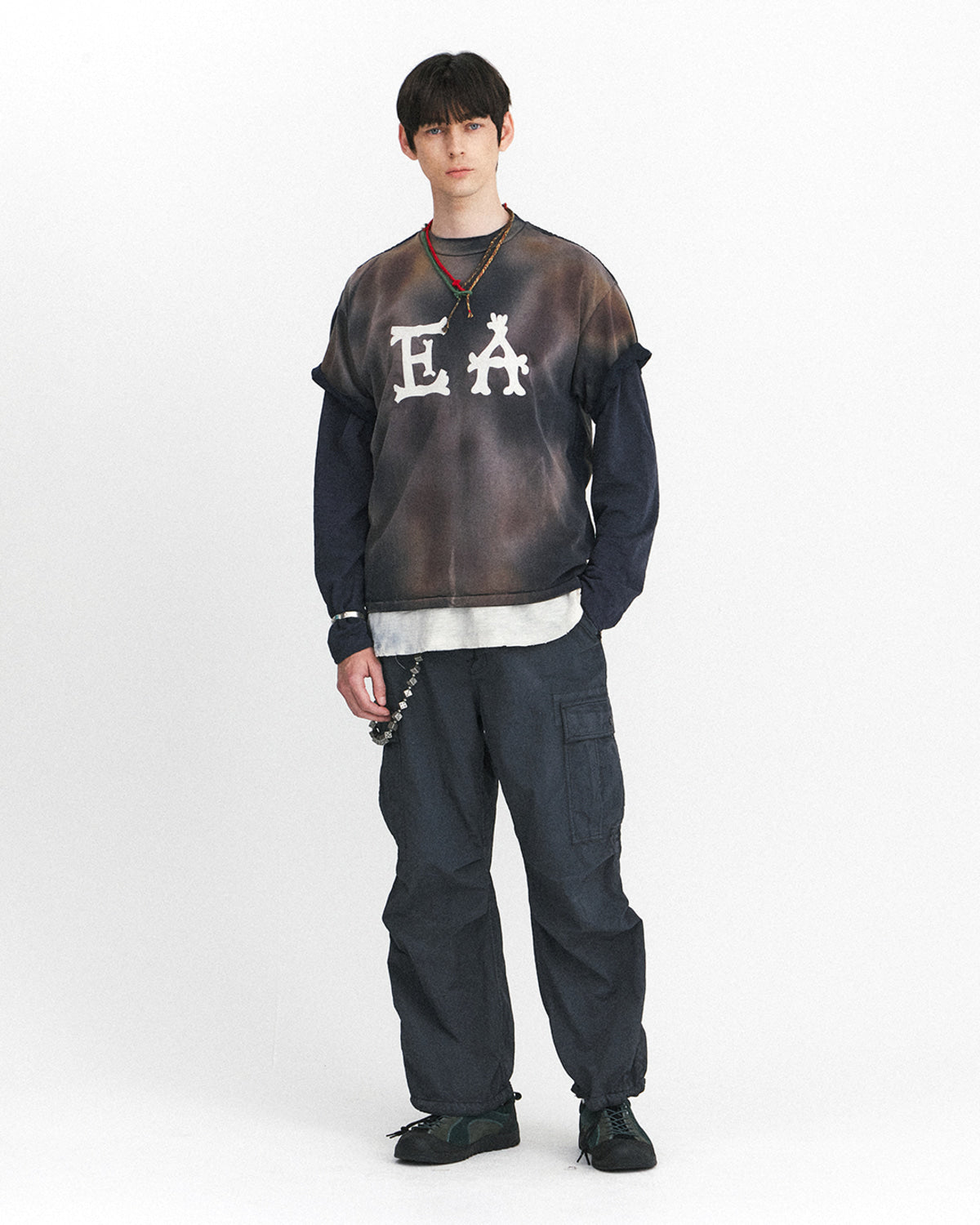 Eastlogue - Ea Logo T-shirts (Vintage Navy) product image 4 | TRAB K-Fashion Australia