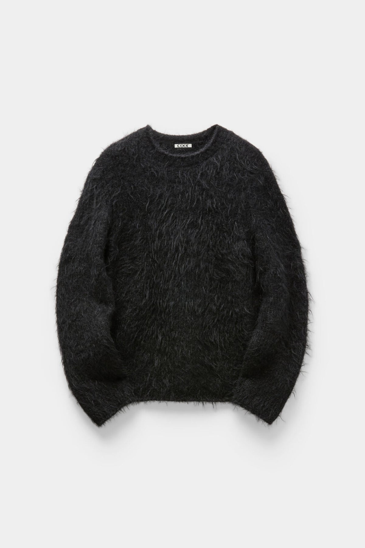 Coor - Fuzzy Oversized Knit (Black) product image 1 | TRAB K-Fashion Australia