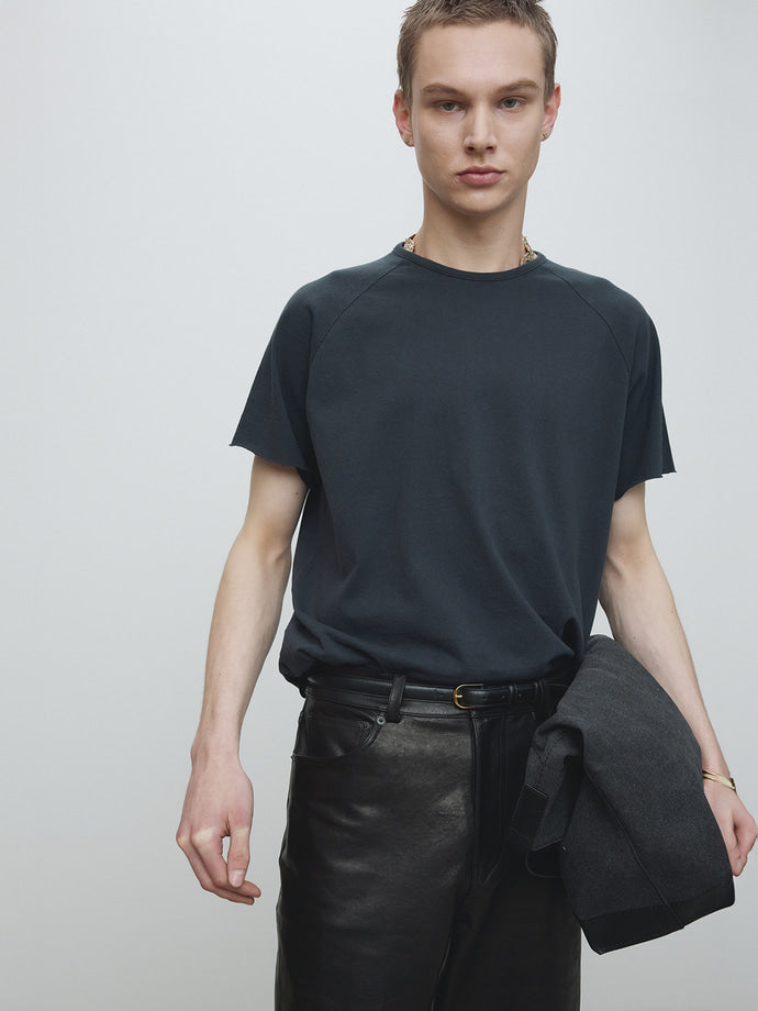 Tonywack - Raw Edge Washed T-Shirt (Vintage Navy) product image 7 | TRAB K-Fashion Australia